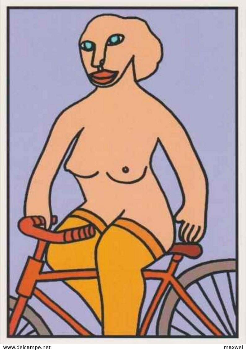 Cpm 1741/123 ERGON - Femme à Bicyclette - Vélo - Cyclisme - Bicycle - Illustrateurs - Illustrateur - Ergon