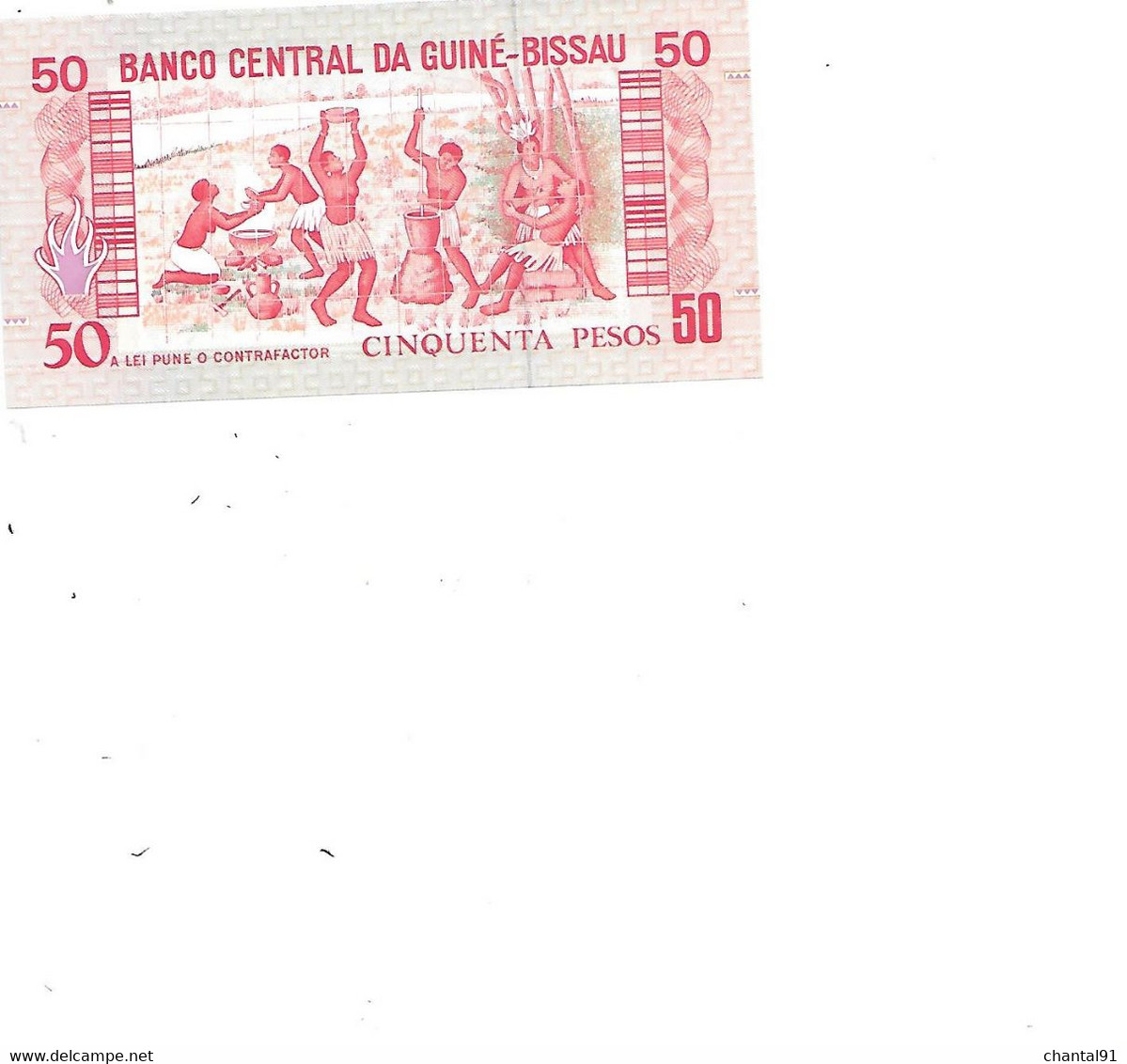 GUINEE BISSAU BILLET 50 PESOS PICK 10 - Guinea–Bissau