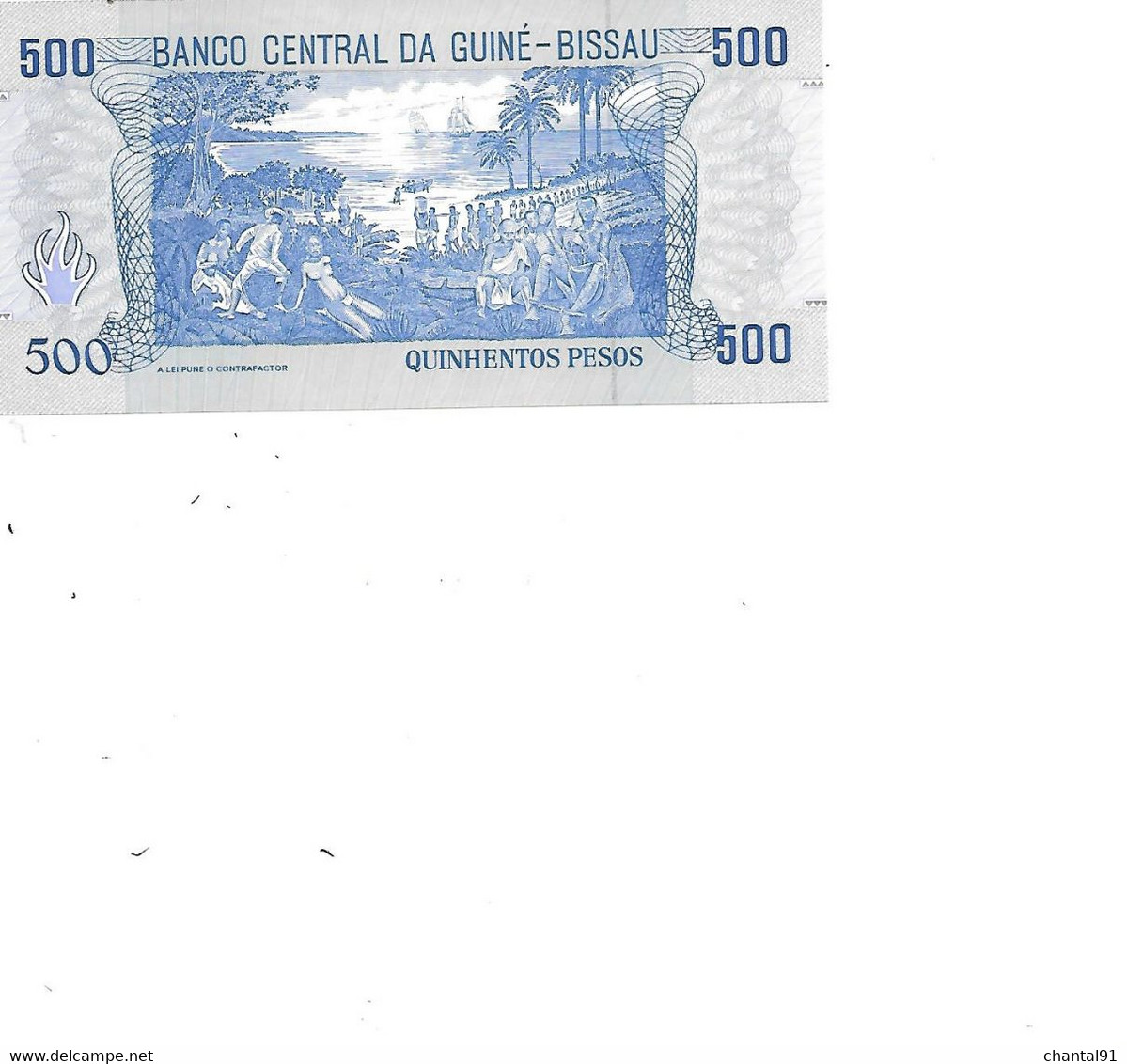 GUINEE BISSAU BILLET 500 PESOS PICK 12 - Guinee-Bissau