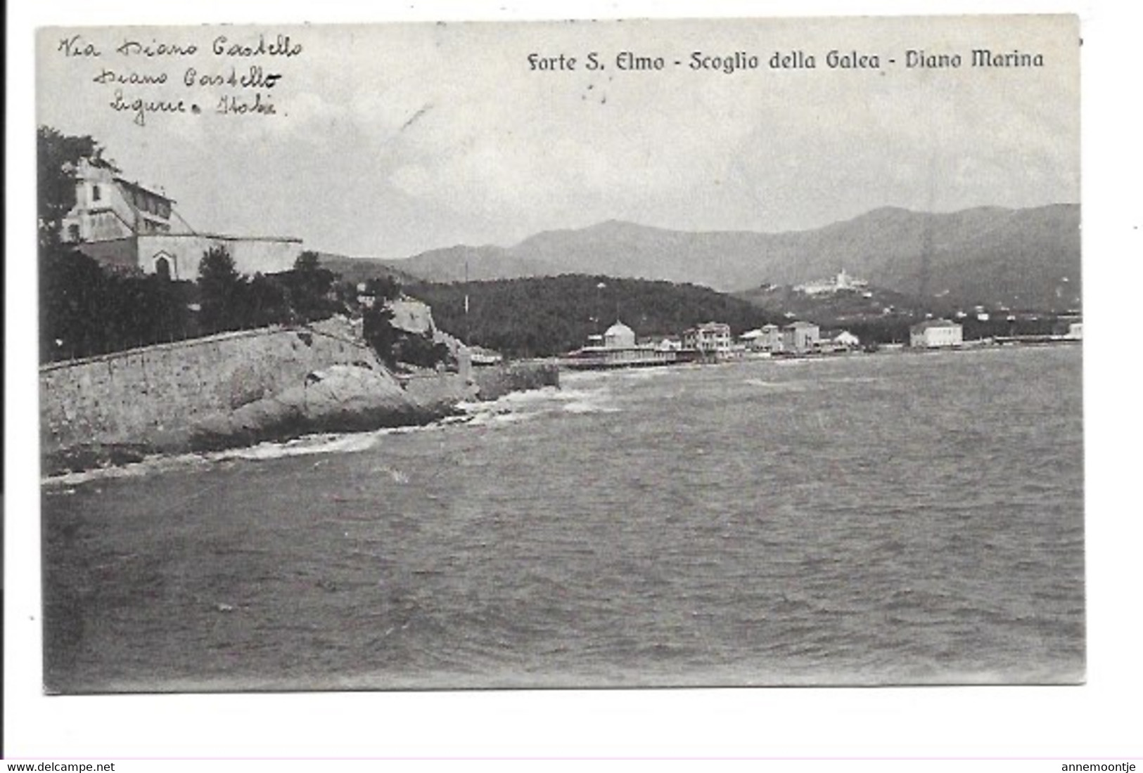 Forte S. Elmo - Scoglio Della Galea - Diano Marina. - Napoli