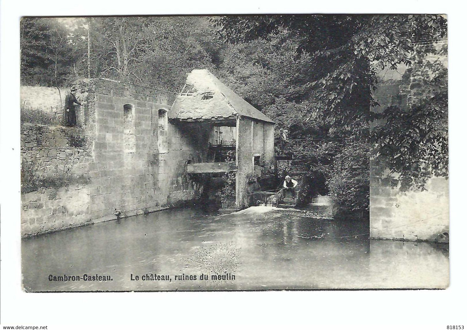 Cambron-Casteau    Le Château , Ruines Du Moulin 1909 - Brugelette