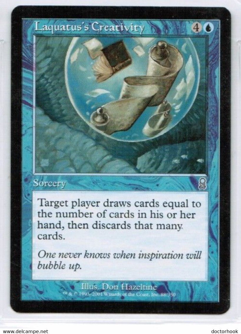 MAGIC The GATHERING  "Laquatus's Creativity"---ODYSSEY (MTG--124-5) - Andere & Zonder Classificatie