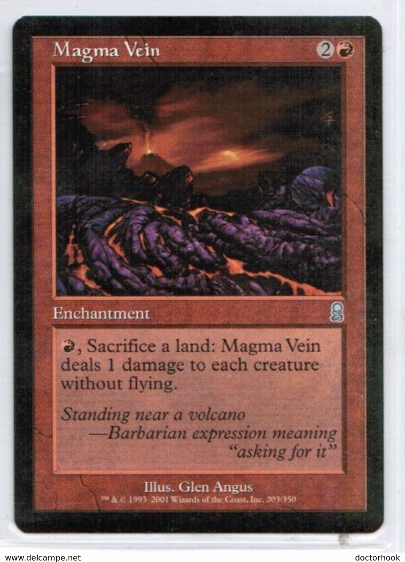 MAGIC The GATHERING  "Magma Vein"---ODYSSEY (MTG--124-6) - Autres & Non Classés