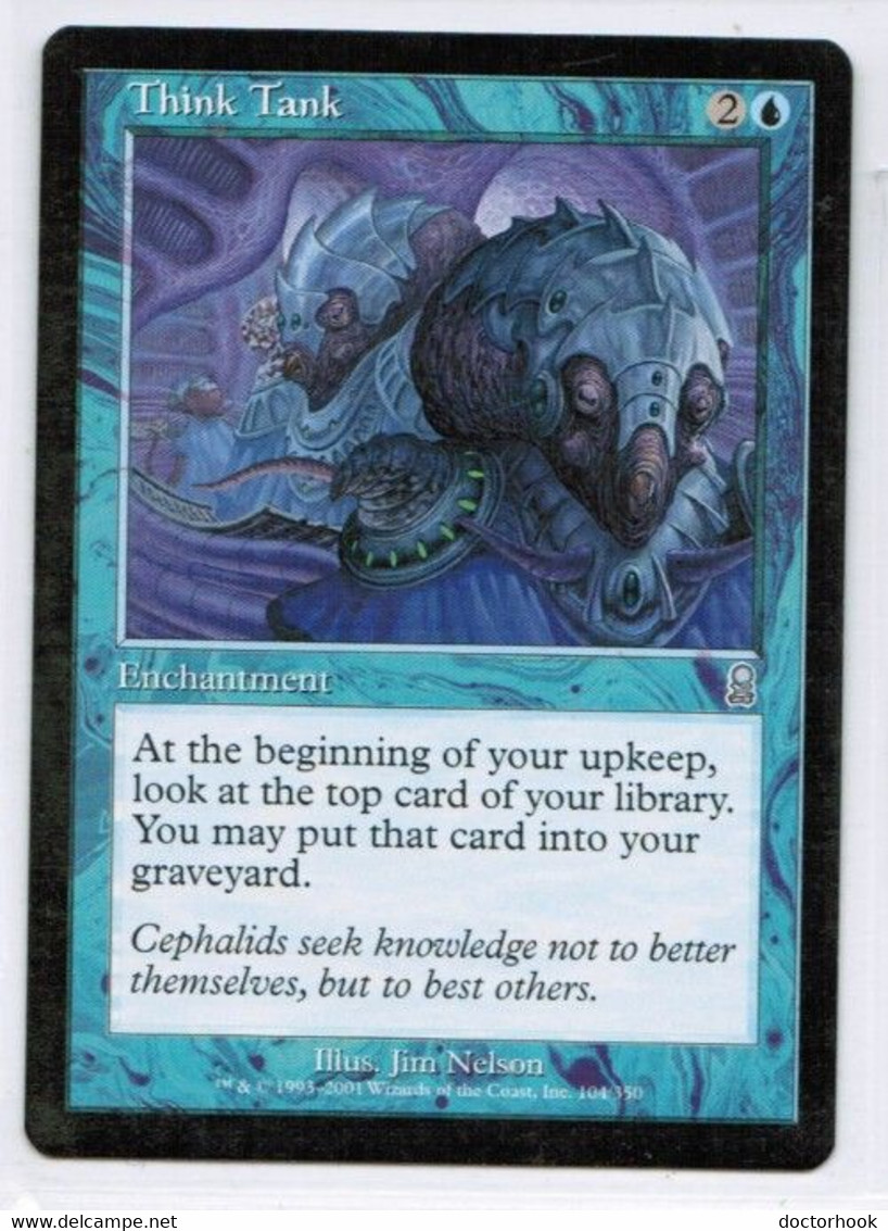 MAGIC The GATHERING  "Think Tank"---ODYSSEY (MTG--124-7) - Autres & Non Classés