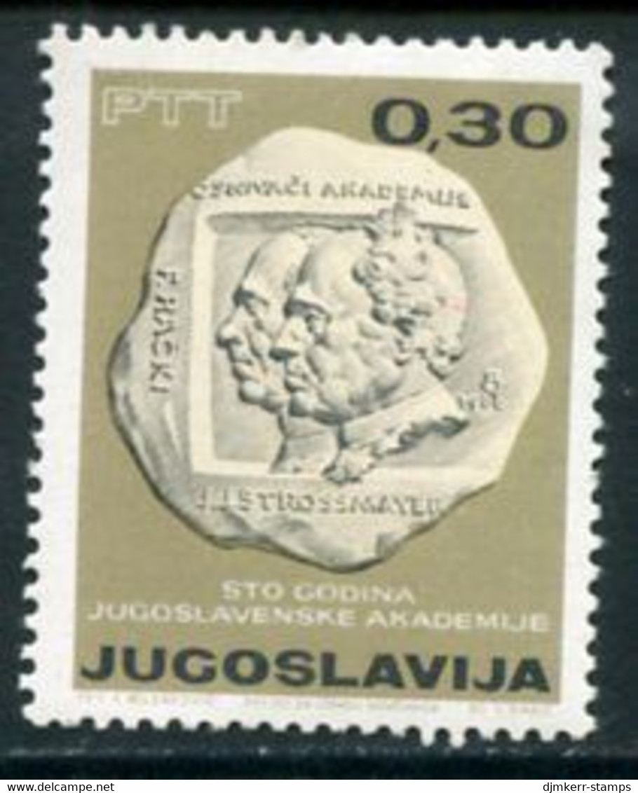 YUGOSLAVIA 1966 Centenary Of Academy Of Sciences And Arts MNH / **.  Michel 1183 - Unused Stamps