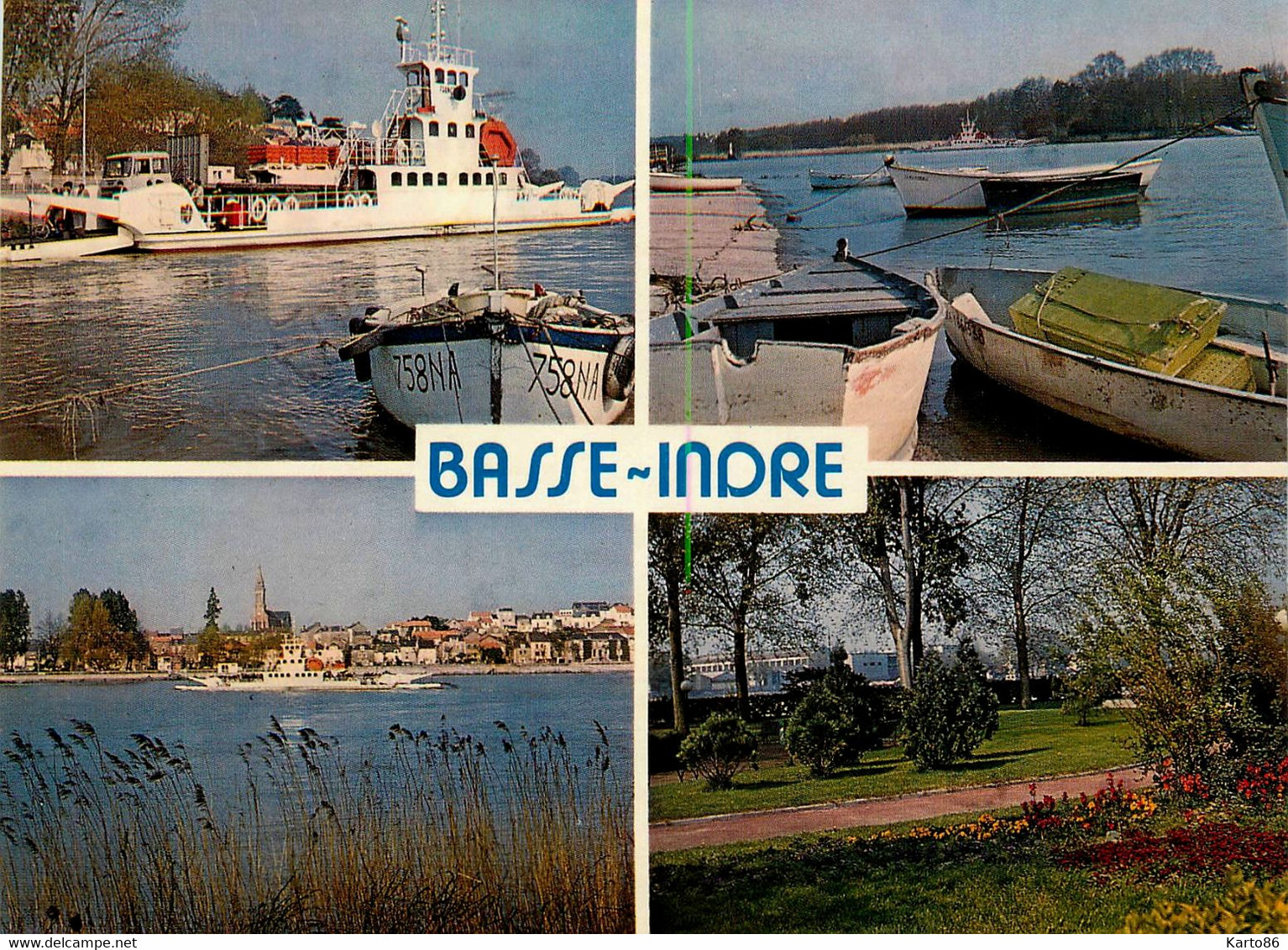 Basse Indre * Souvenir De La Commune * Multivues * Le Bac François II - Basse-Indre