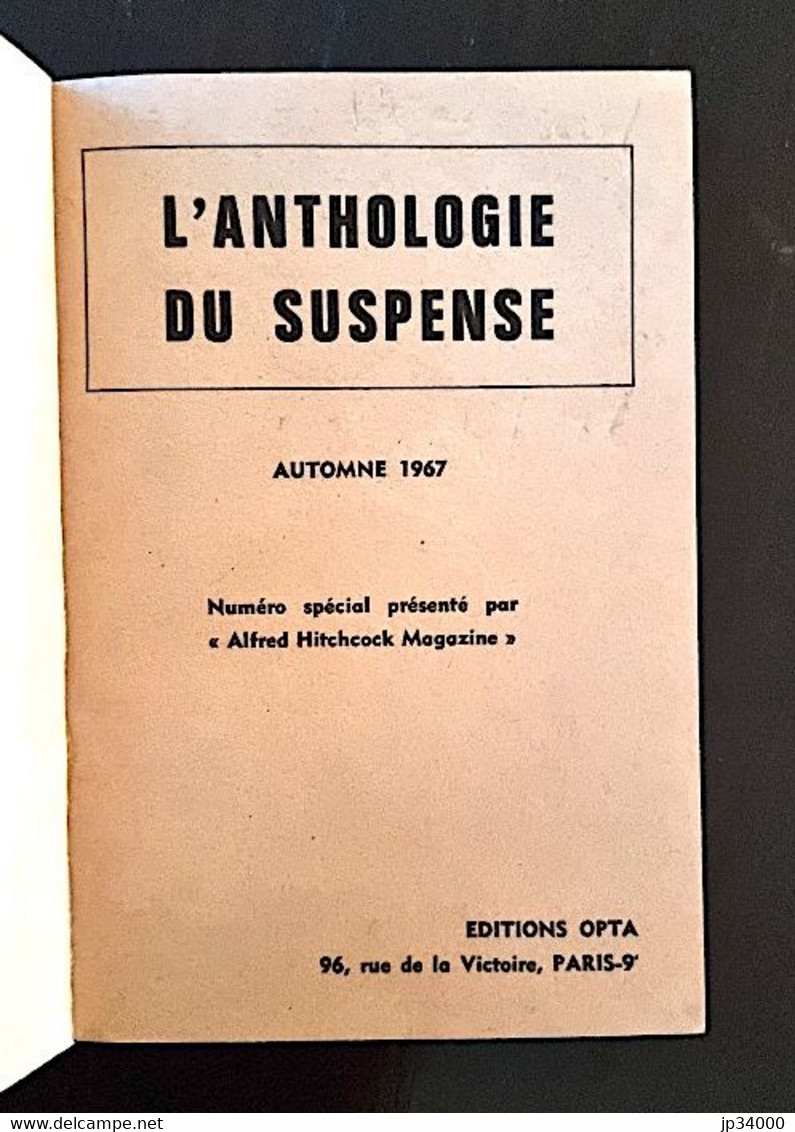 L'Anthologie Du Suspense N°79  Bis. Automne1967 - Alfred Hitchcock Magazine - Opta - Hitchcock Magazine