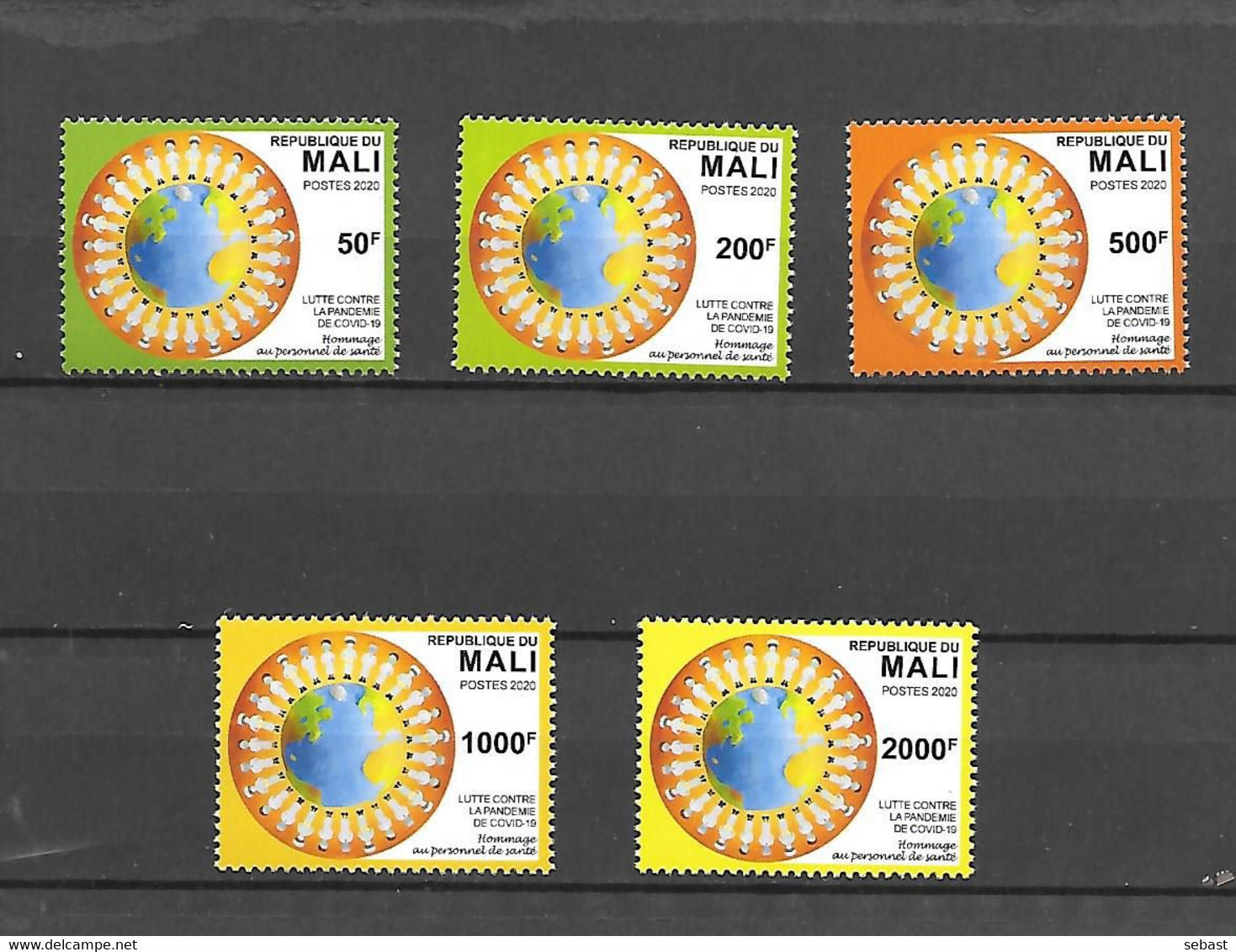 TIMBRES NEUFS DU MALI DE 2020 COVID 19 - Mali (1959-...)