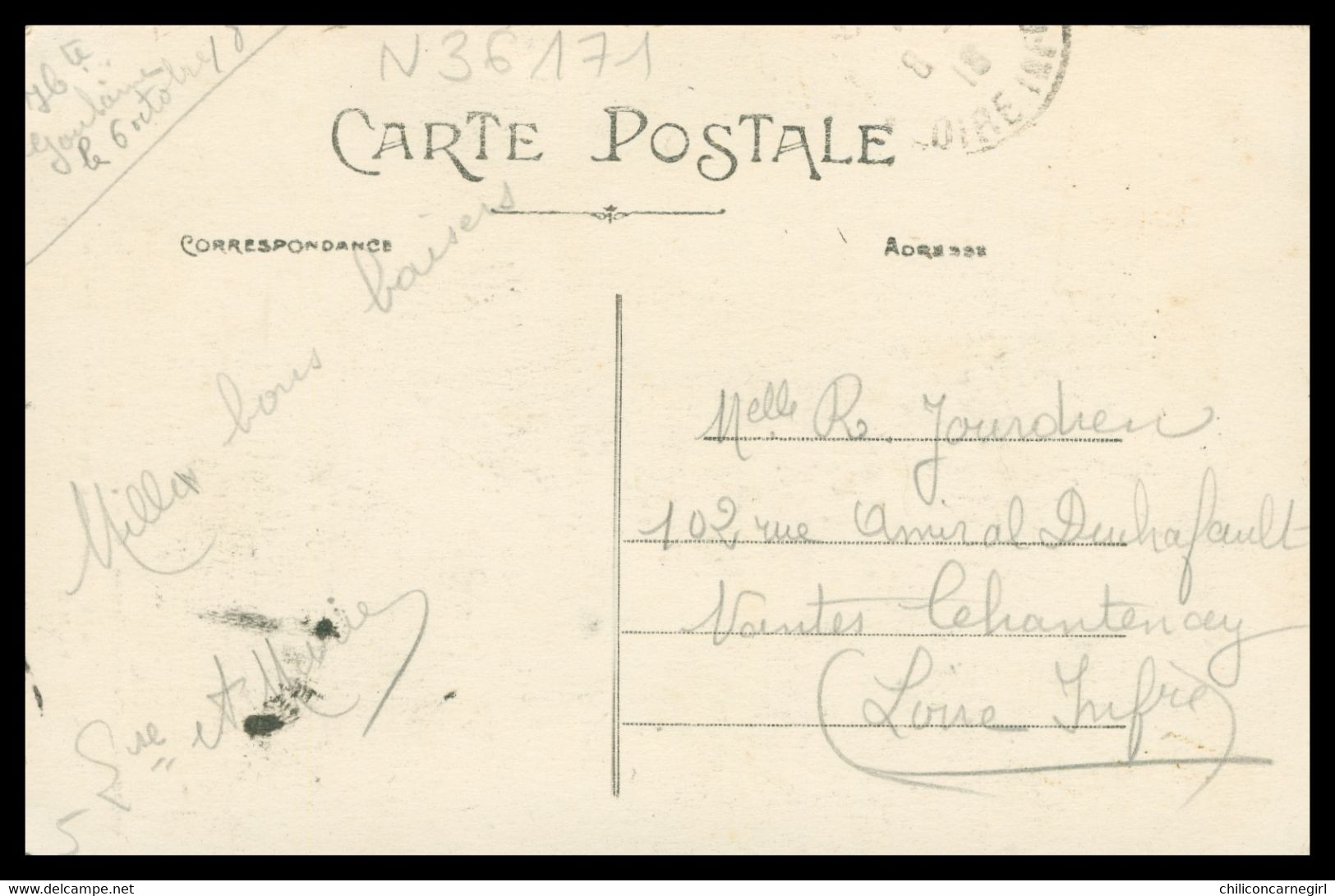 HAUTE GOULAINE - Château De Bel Etre - Animée - Collection CHAPEAU - 1918 - Haute-Goulaine