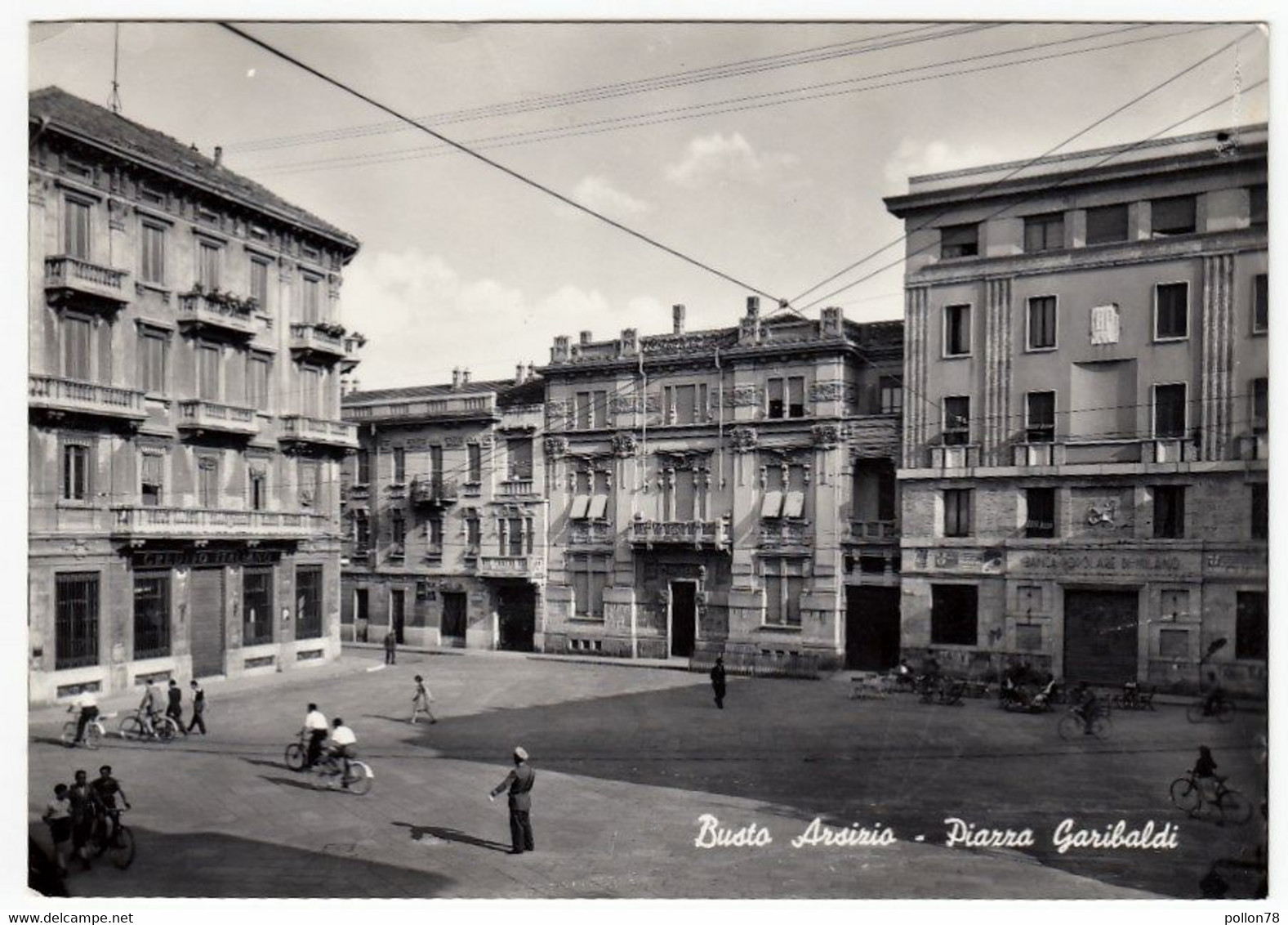 BUSTO ARSIZIO - PIAZZA GARIBALDI - 1958 - Busto Arsizio