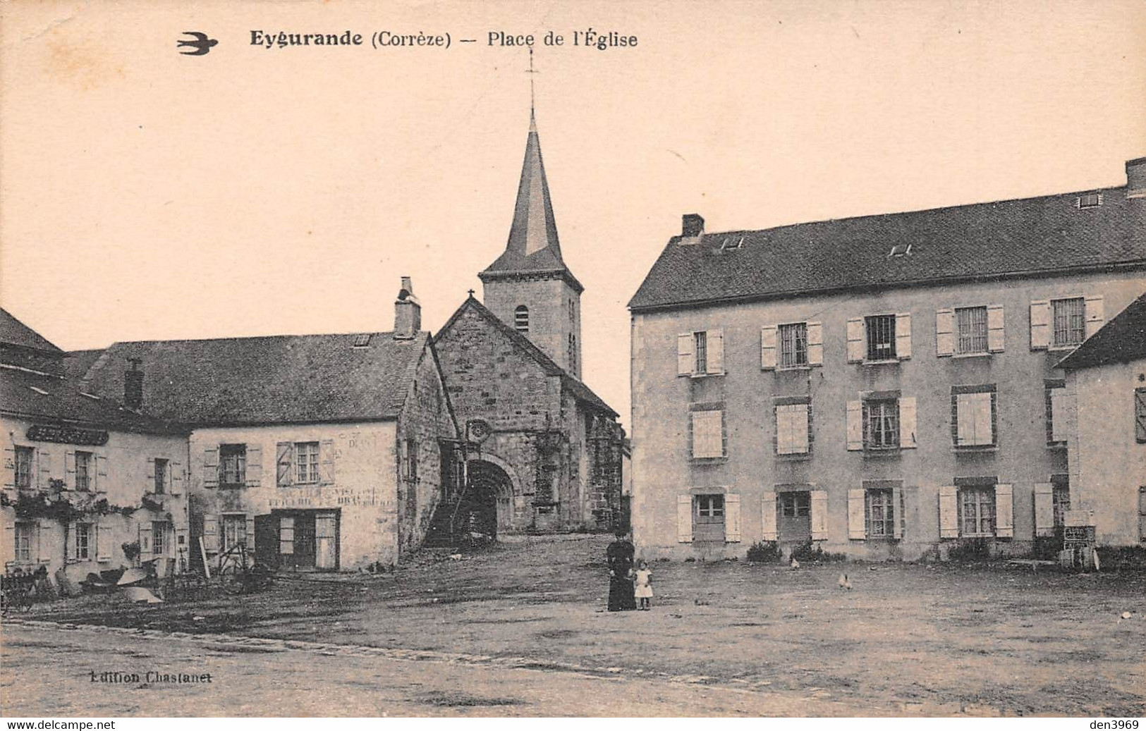 EYGURANDE - Place De L'Eglise - Eygurande