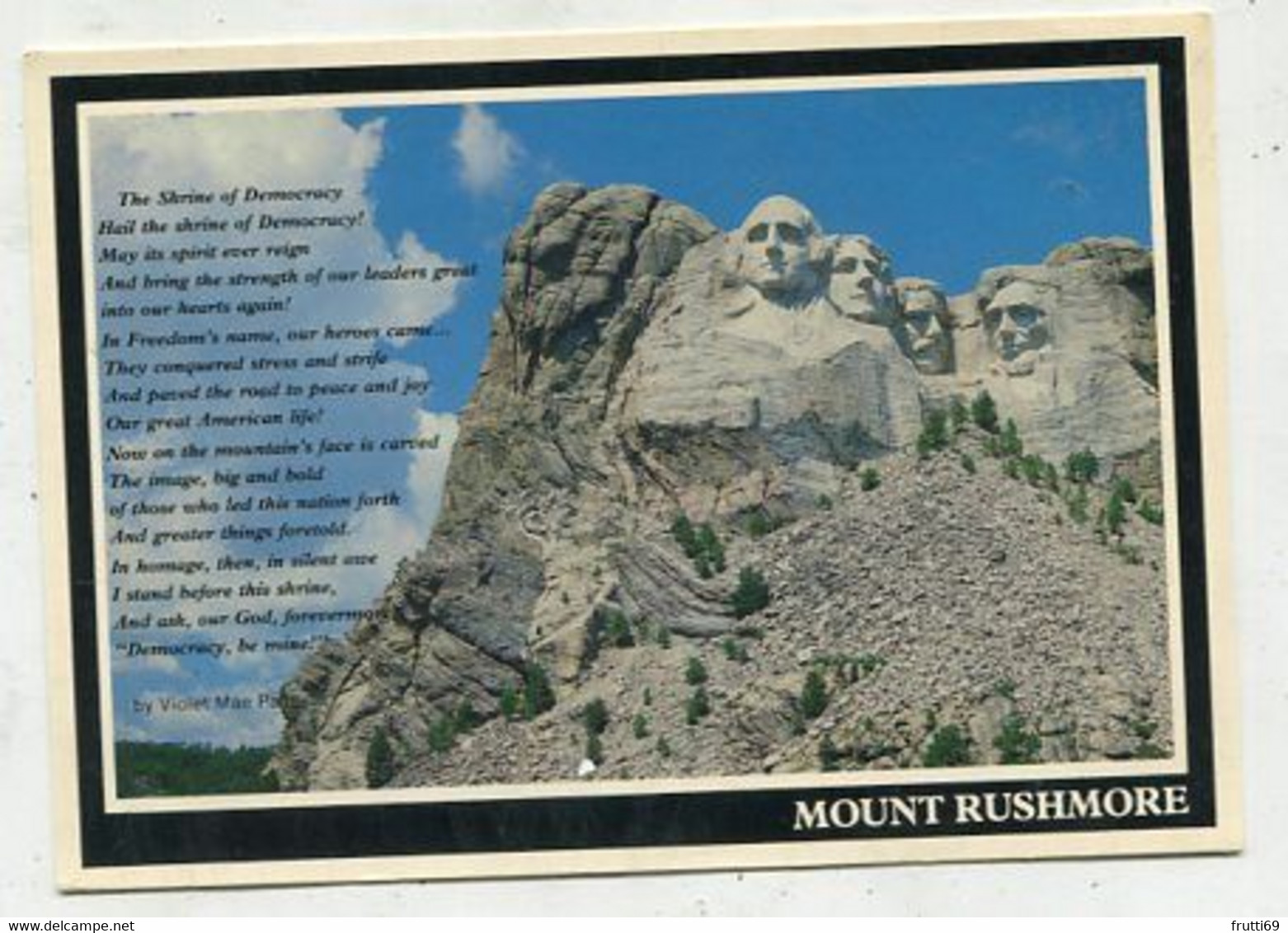 AK 014346 USA - South Dakota - Mount Rushmore - Mount Rushmore