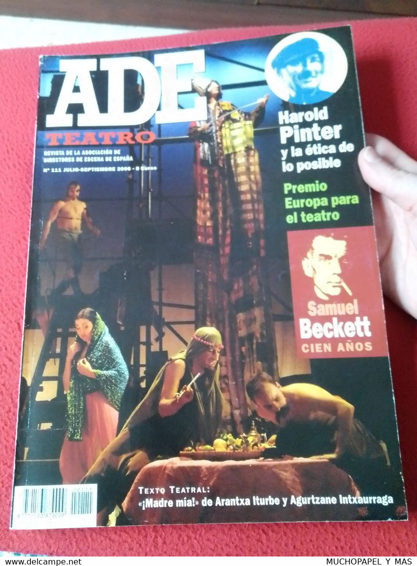 REVISTA ADE TEATRO DE LA ASOCIACIÓN DIRECTORES ESCENA ESPAÑA Nº 111 JUL.-SEP. 2006 HAROLD PINTER SAMUEL BECKETT ETC..... - [4] Thèmes