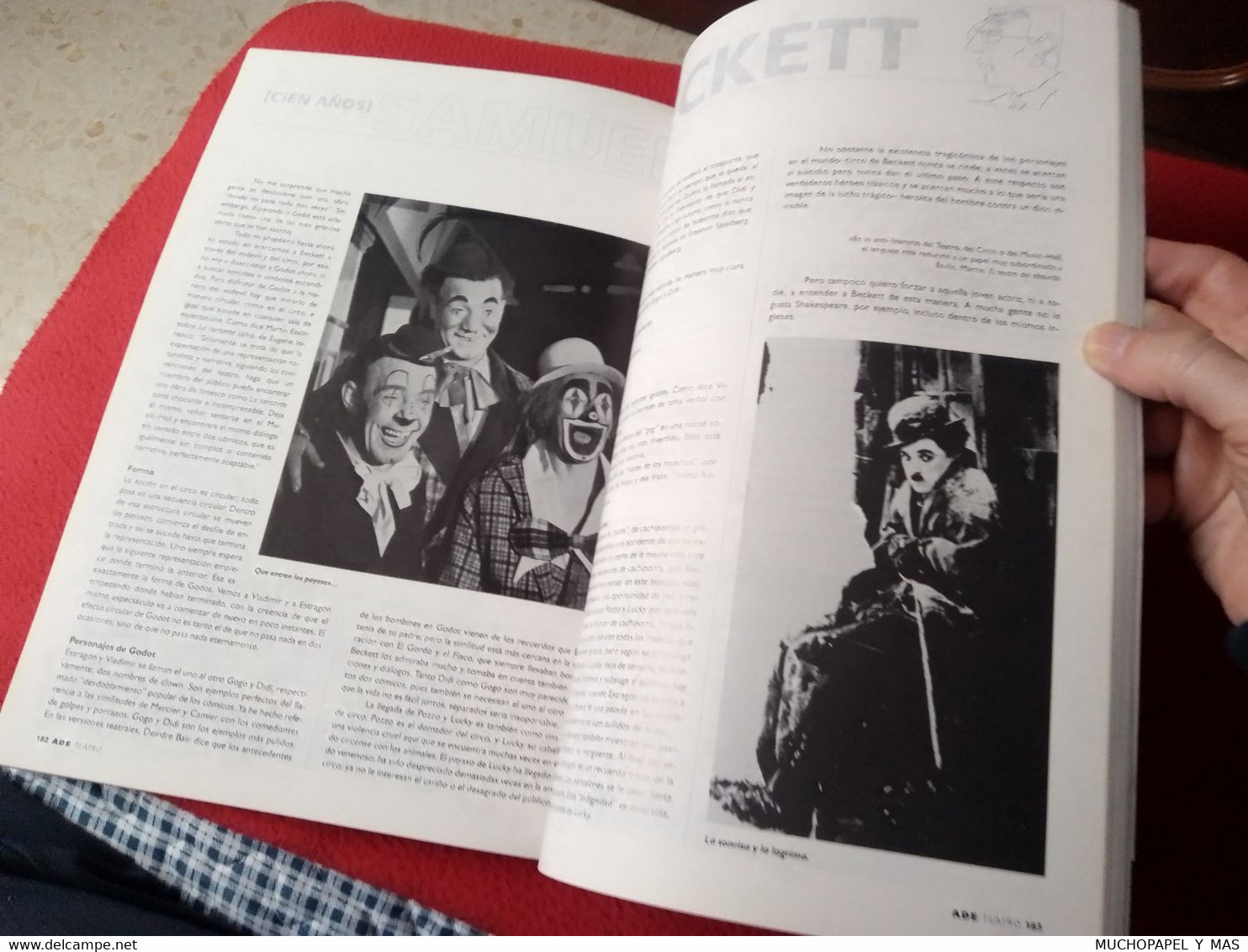 REVISTA ADE TEATRO DE LA ASOCIACIÓN DIRECTORES ESCENA ESPAÑA Nº 111 JUL.-SEP. 2006 HAROLD PINTER SAMUEL BECKETT ETC..... - [4] Temas