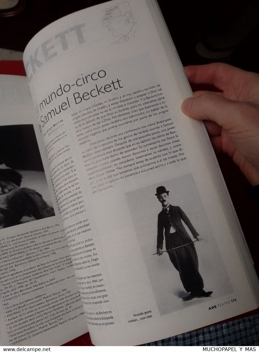 REVISTA ADE TEATRO DE LA ASOCIACIÓN DIRECTORES ESCENA ESPAÑA Nº 111 JUL.-SEP. 2006 HAROLD PINTER SAMUEL BECKETT ETC.....