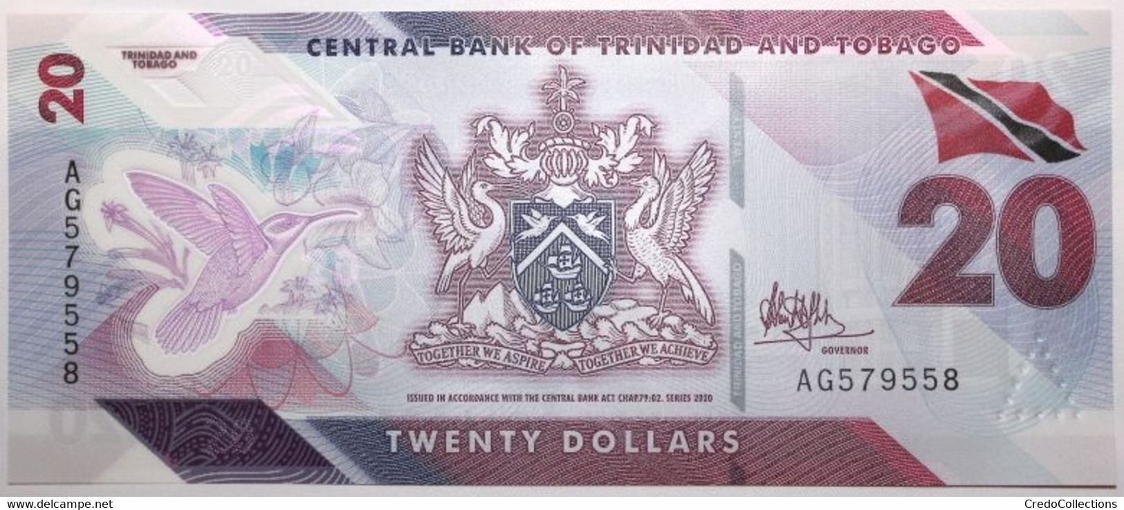 Trinitad Et Tobago - 20 Dollars - 2020 - PICK 63 - NEUF - Trinidad & Tobago