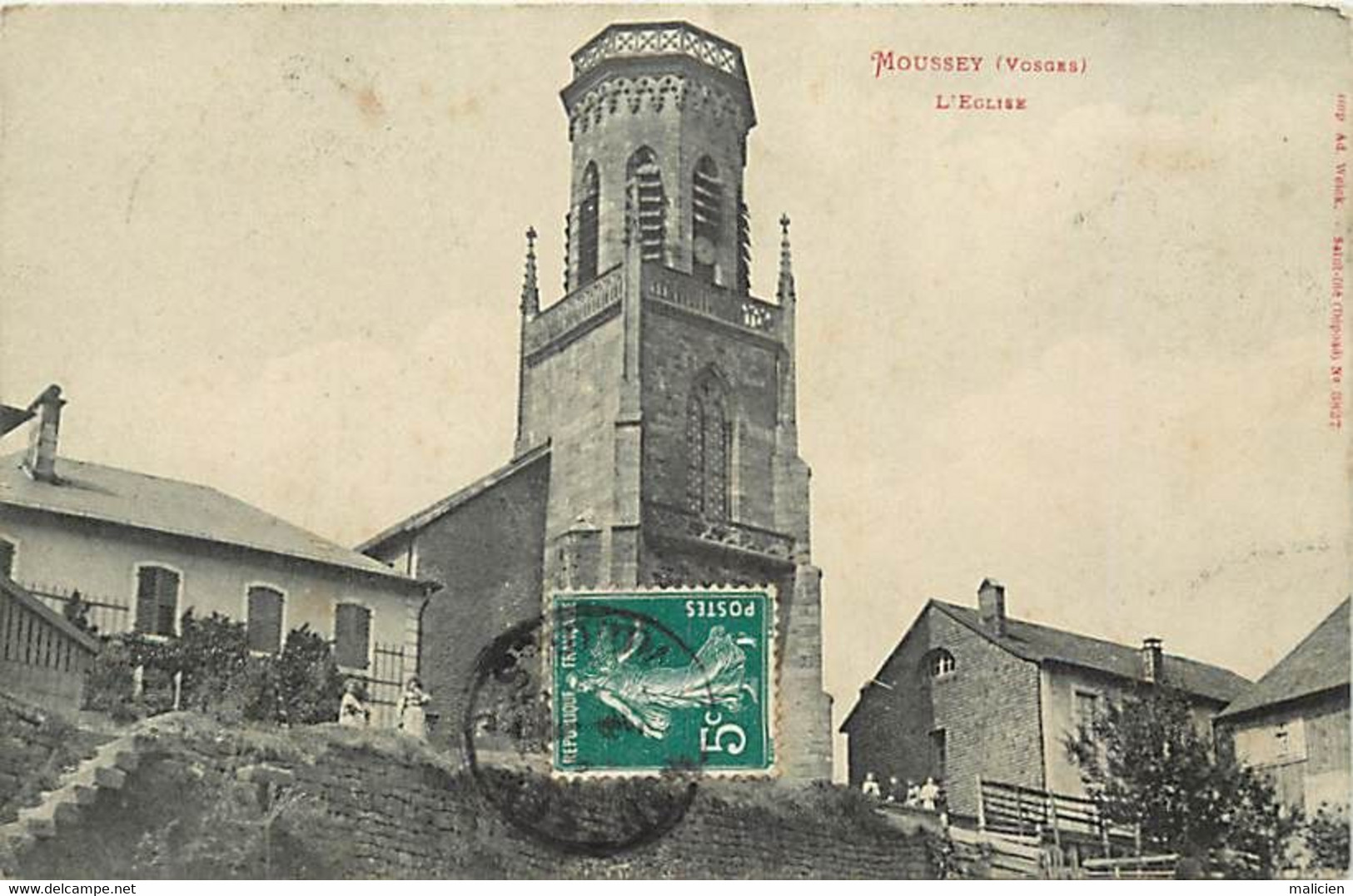 - Vosges -ref-B213- Moussey - L Eglise - - Moussey