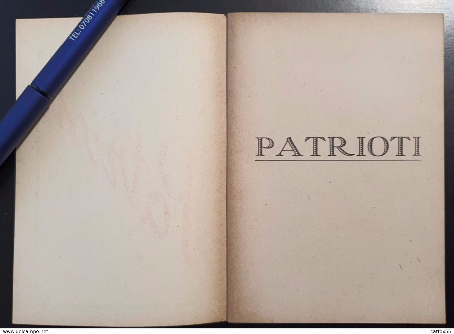 LIBRETTO (BOOKLET) PATRIOTI - Guerra 1939-45