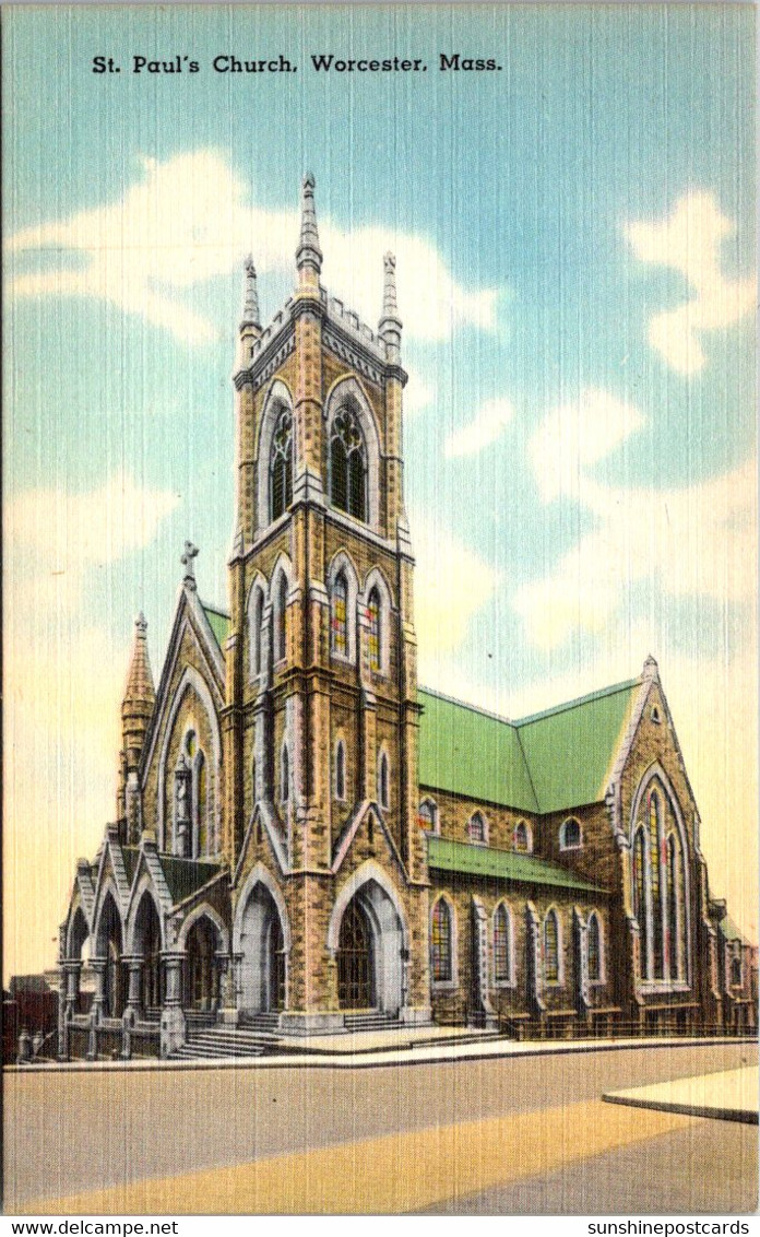 Massachusetts Worcester St Paul's Church - Worcester
