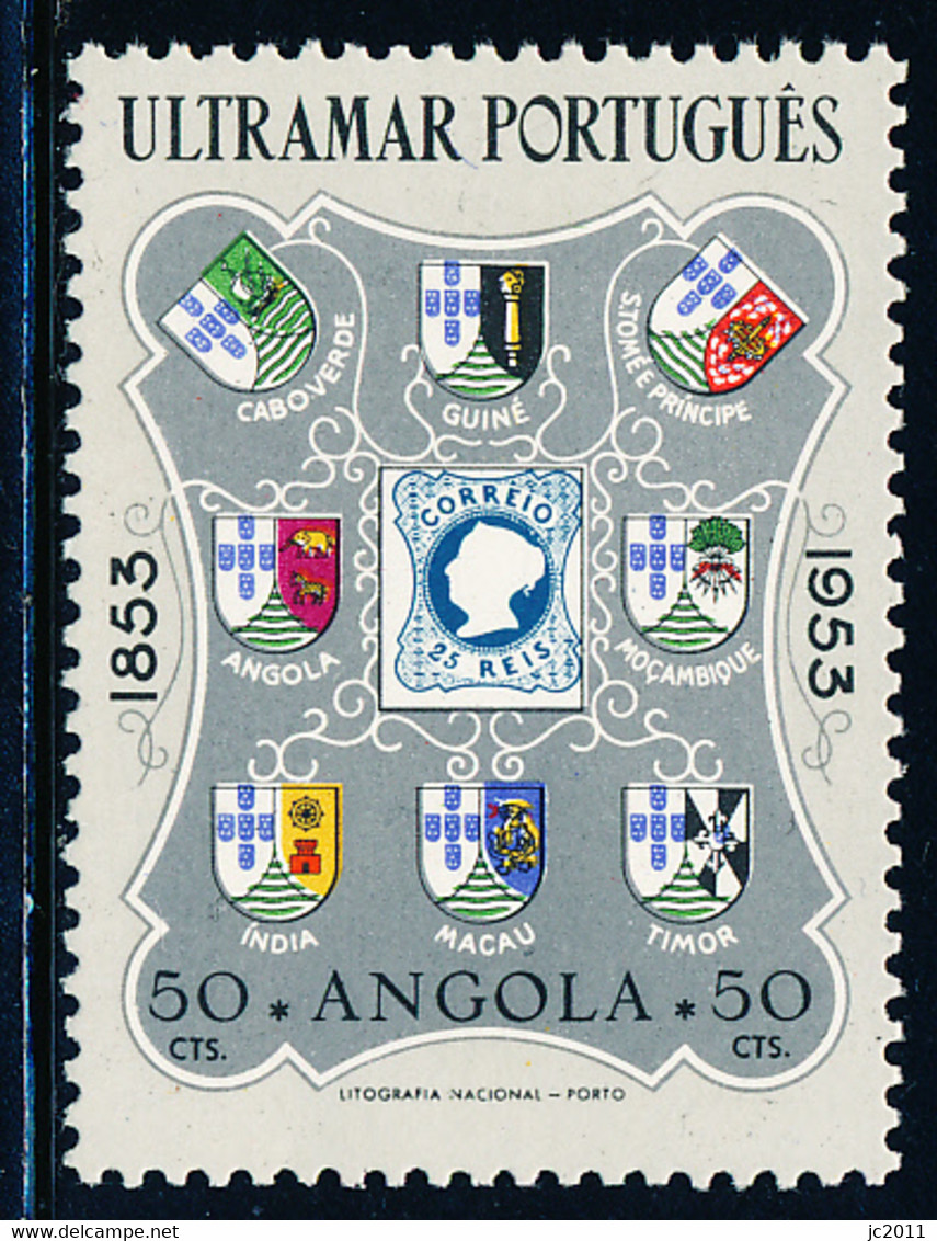 Angola -1953 - Portuguese Stamp Centenary - MNH - Angola