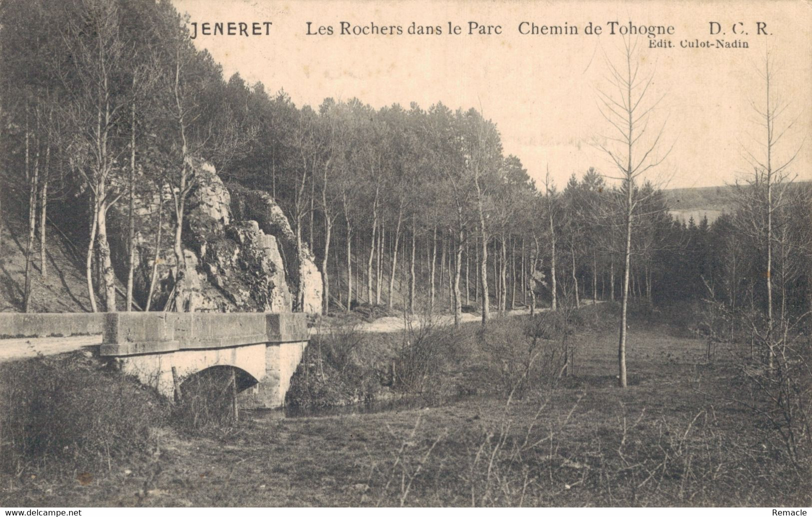 JENERET Les Rochers Dans Le Parc - Chemin De Tohogne DCR - Ouffet