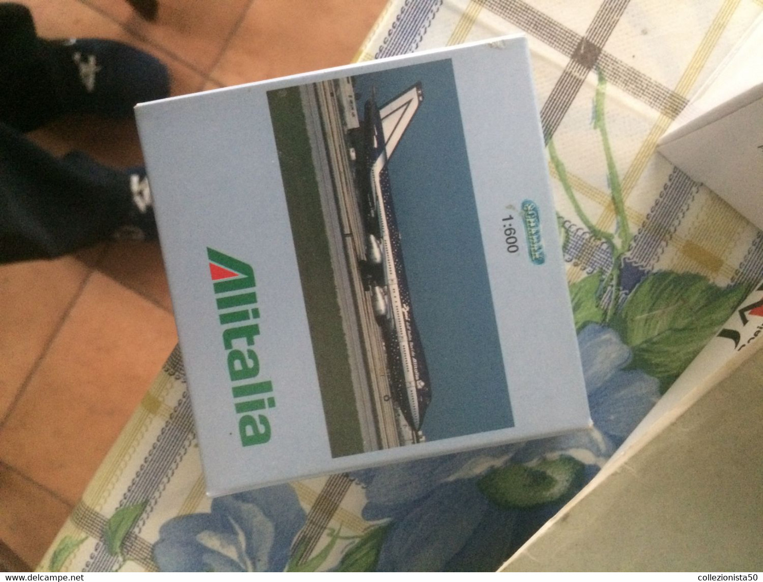 STUPENDO MODELLINO SCABAK 1:600 BOEING 747 ALITALIA BACI PERUGINA - Unclassified