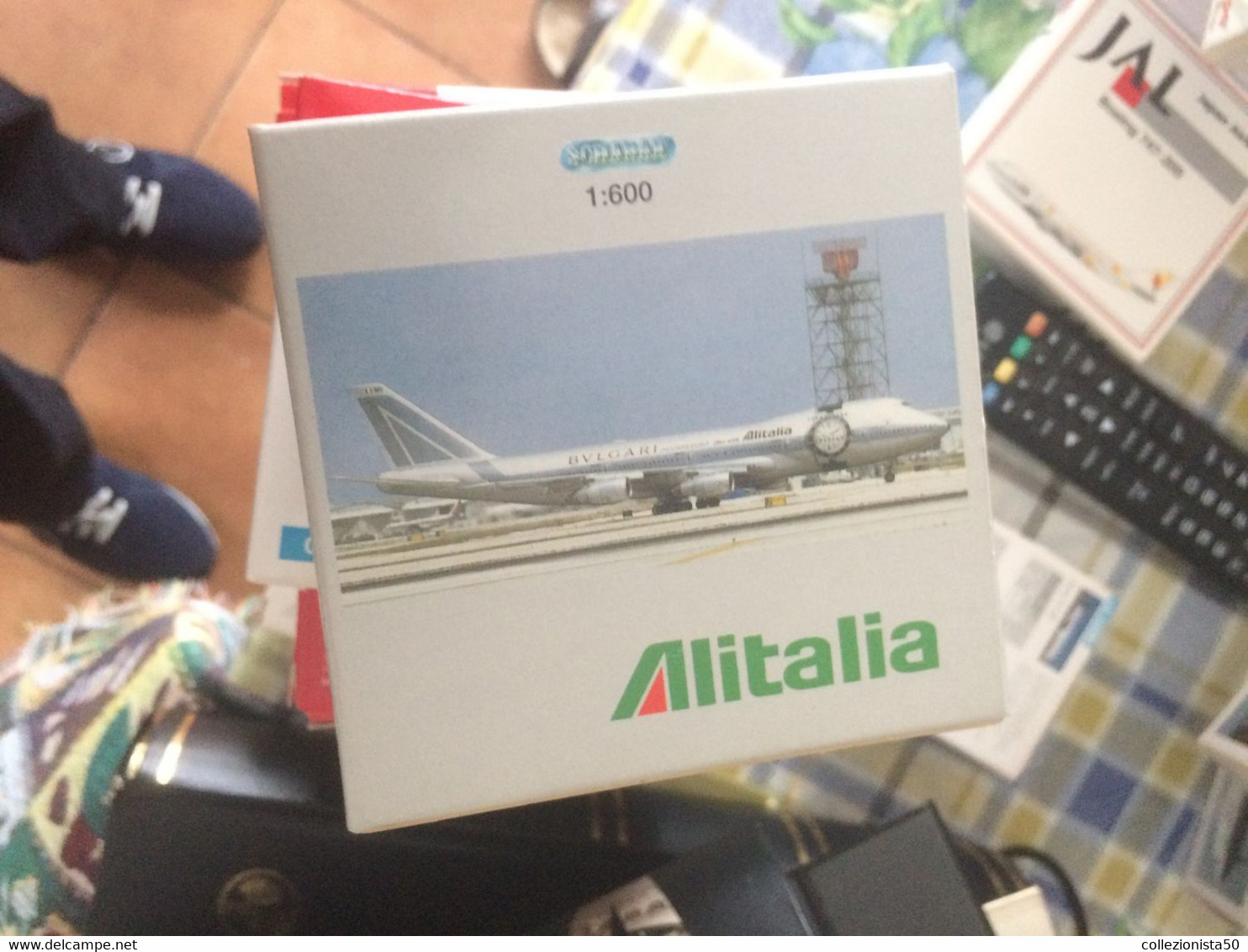 STUPENDO MODELLINO SCABAK 1:600 BOEING 747 ALITALIA BACI PERUGINA - Zonder Classificatie