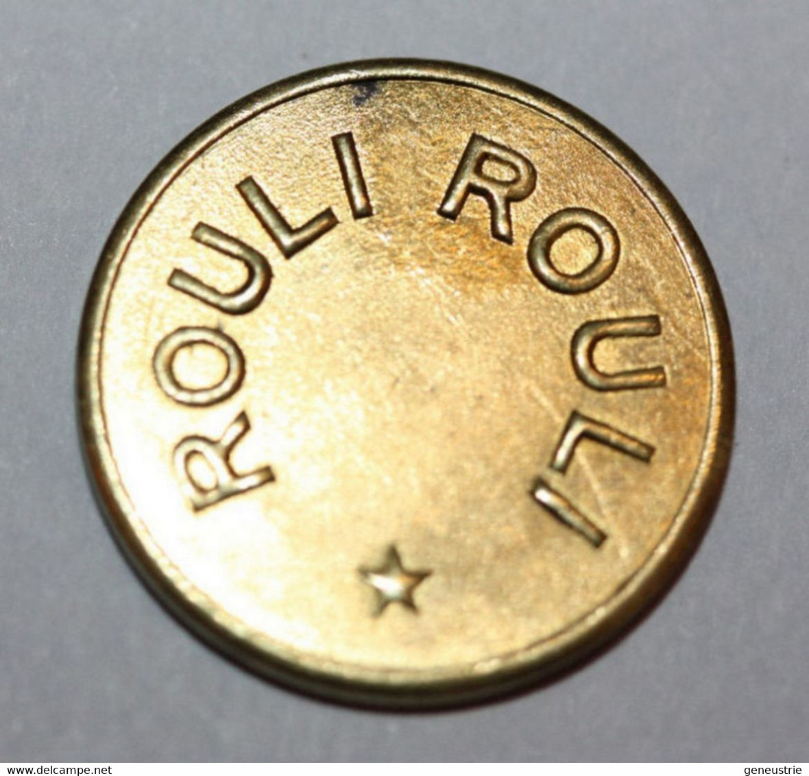 Jeton De Nécessité De Jeu "75 Centimes - Rouli Rouli" à Déterminer - French Token - Monétaires / De Nécessité