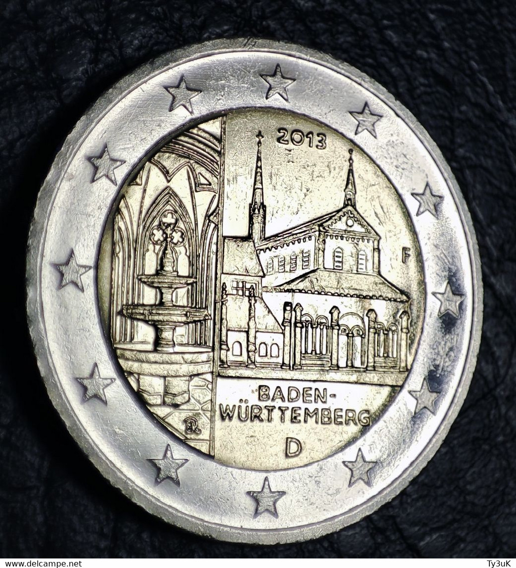 Germany 2 Euro, 2013 Maulbronn Monastery, Baden-Württemberg - Germania