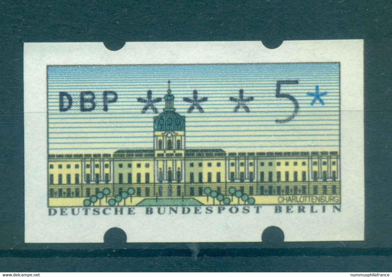 Berlin Ouest  1987 - Michel N. 1 - Timbre De Distributeur 5 Pf. (Y & T N. 1) - Máquinas Franqueo (EMA)