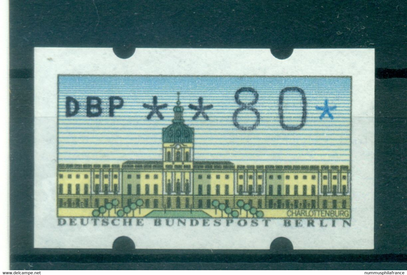 Berlin Ouest  1987 - Michel N. 1 - Timbre De Distributeur 80 Pf. (Y & T N. 1) - Frankeermachines (EMA)