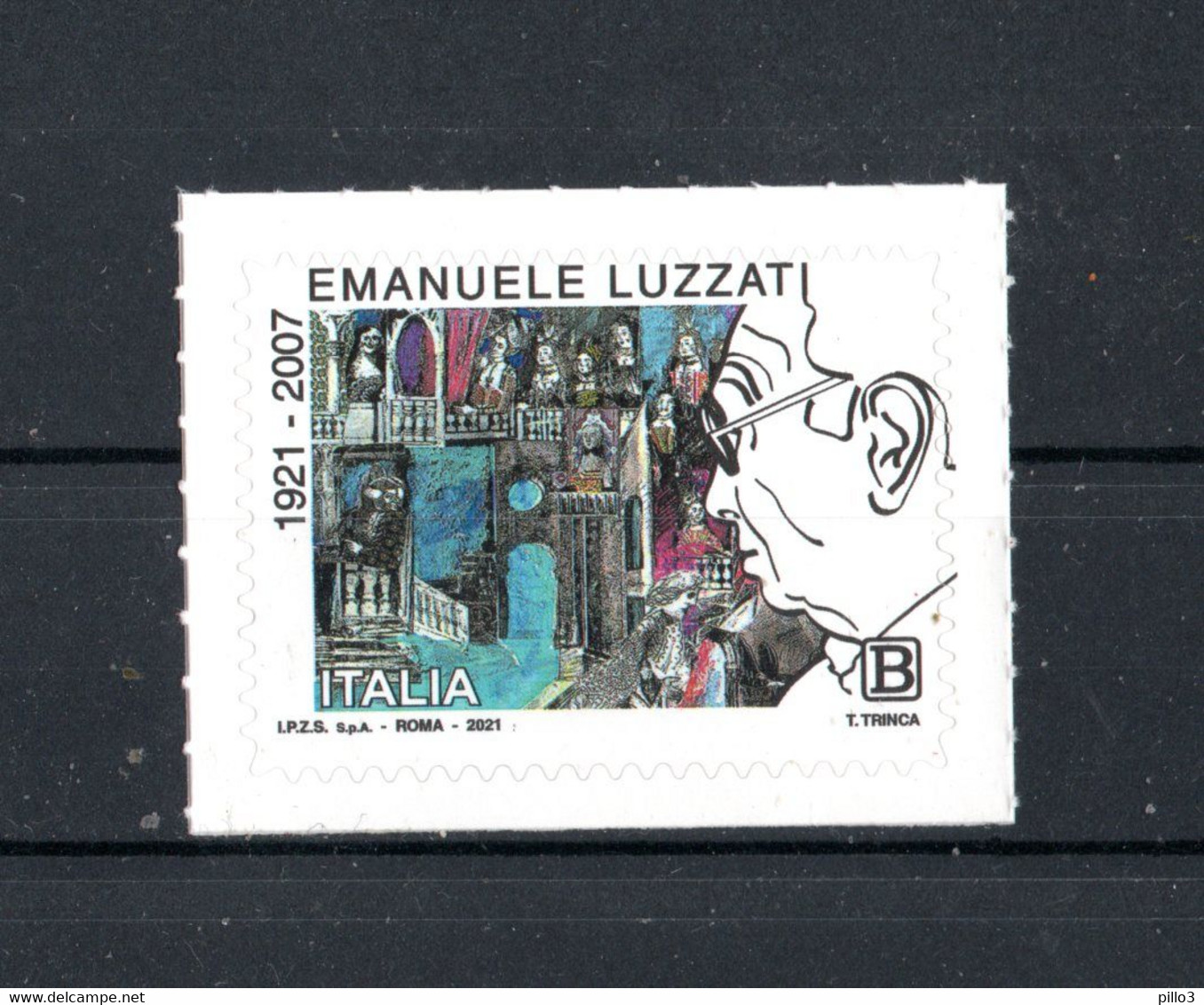 ITALIA     Emanuele  Luzzati  -  1 Val.   MNH**  Del  26.10.2021 - 2021-...: Neufs