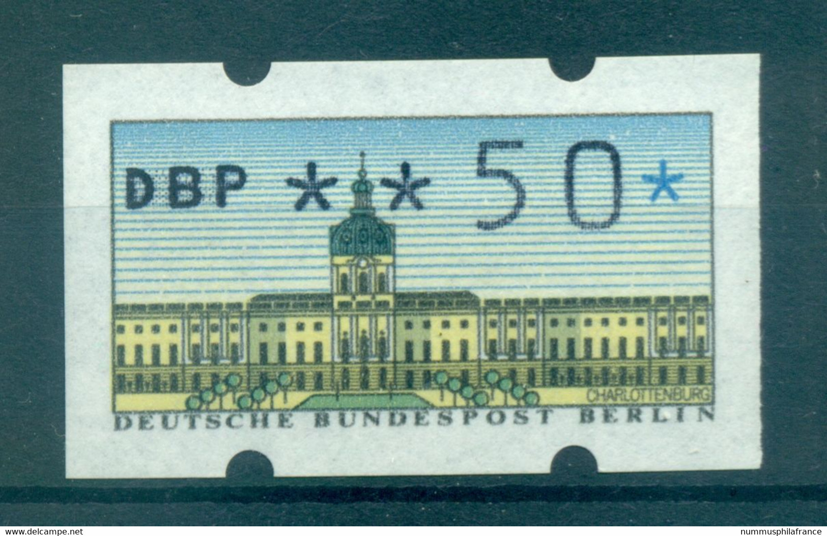 Berlin Ouest  1987 - Michel N. 1 - Timbre De Distributeur 50 Pf. (Y & T N. 1) - Franking Machines (EMA)