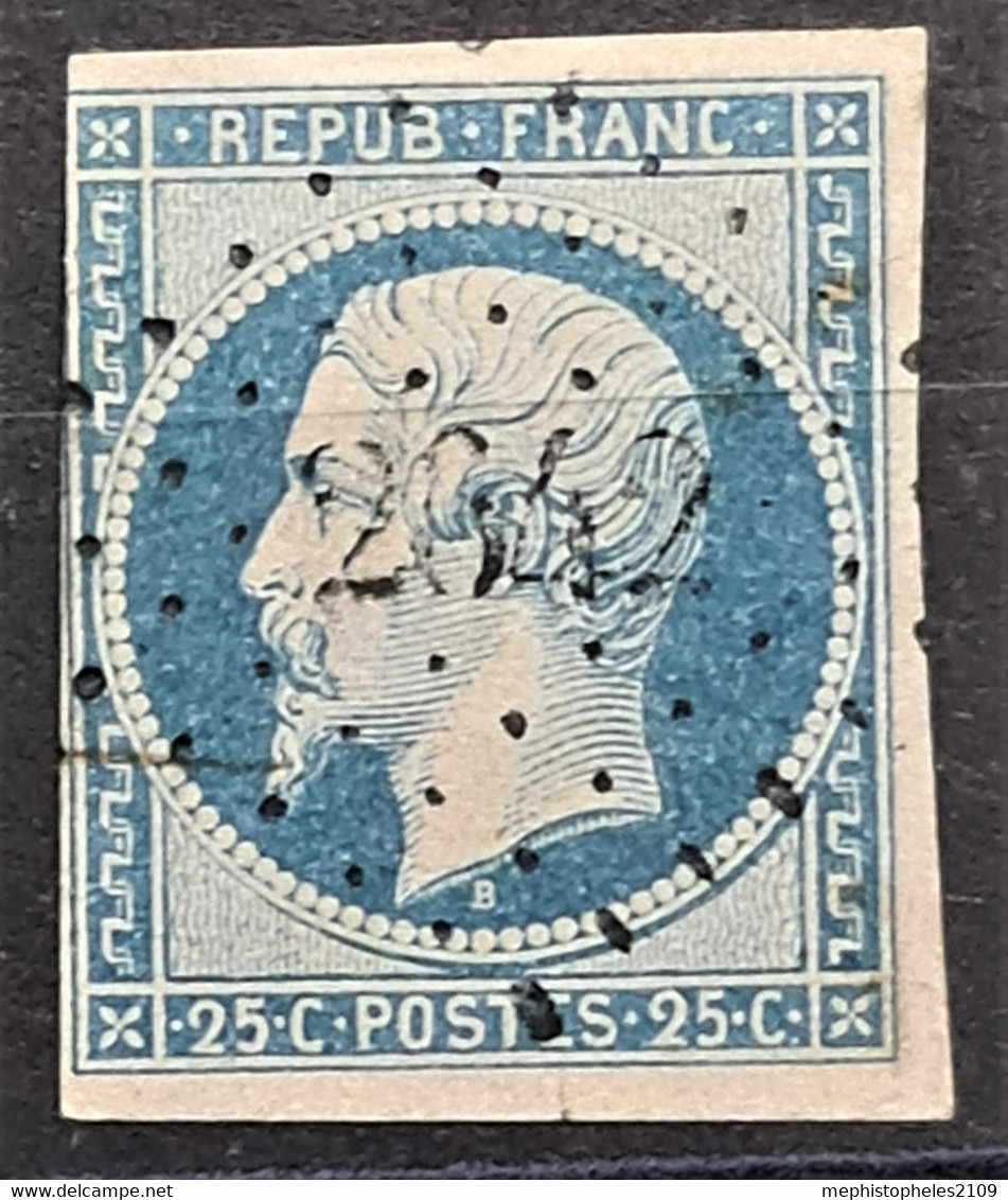 FRANCE 1852 - Canceled - YT 10 - 25c - 1852 Luigi-Napoleone