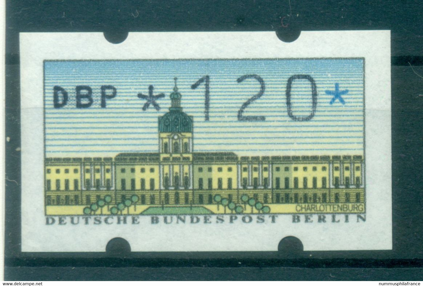 Berlin Ouest  1987 - Michel N. 1 - Timbre De Distributeur 120 Pf. (Y & T N. 1) - Maschinenstempel (EMA)
