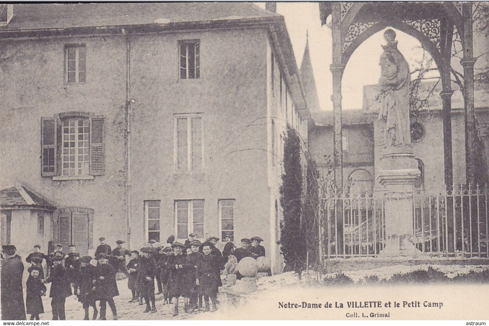 Cpa - 73 - La Ravoire -animée- Petit Camp Et Notre Dame De La Villette - Edi Grimal - La Ravoire