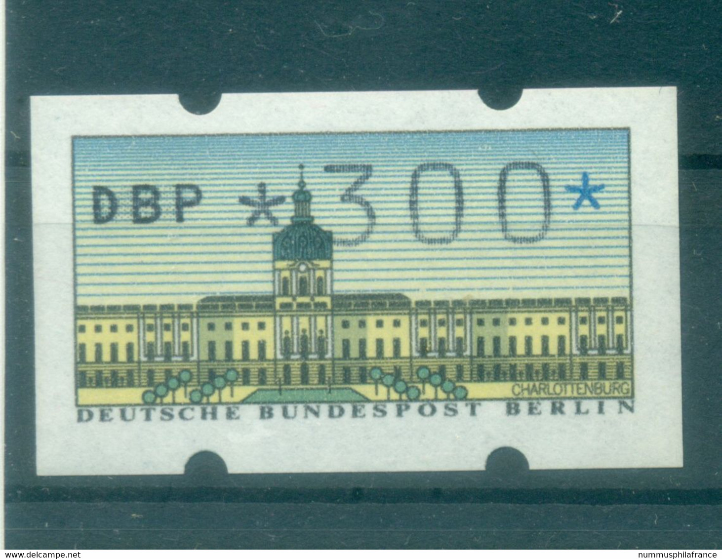 Berlin Ouest  1987 - Michel N. 1 - Timbre De Distributeur 300 Pf. (Y & T N. 1) - Machines à Affranchir (EMA)