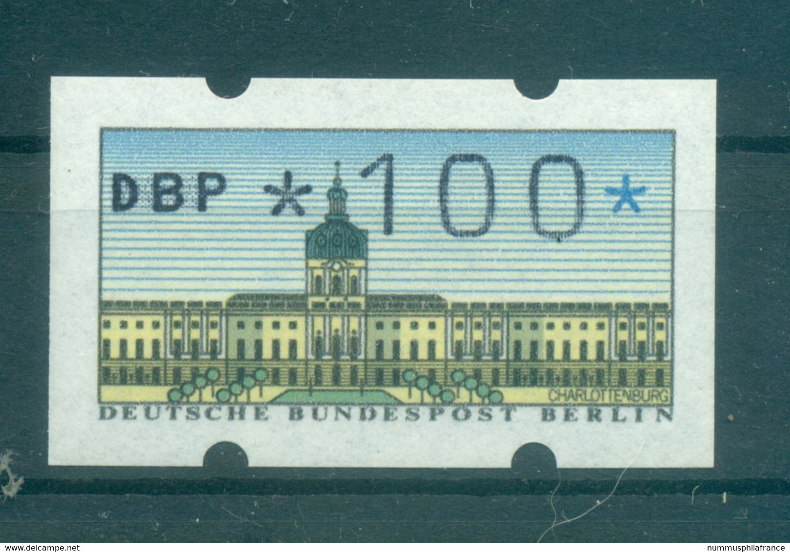 Berlin Ouest  1987 - Michel N. 1 - Timbre De Distributeur 100 Pf. (Y & T N. 1) - Máquinas Franqueo (EMA)