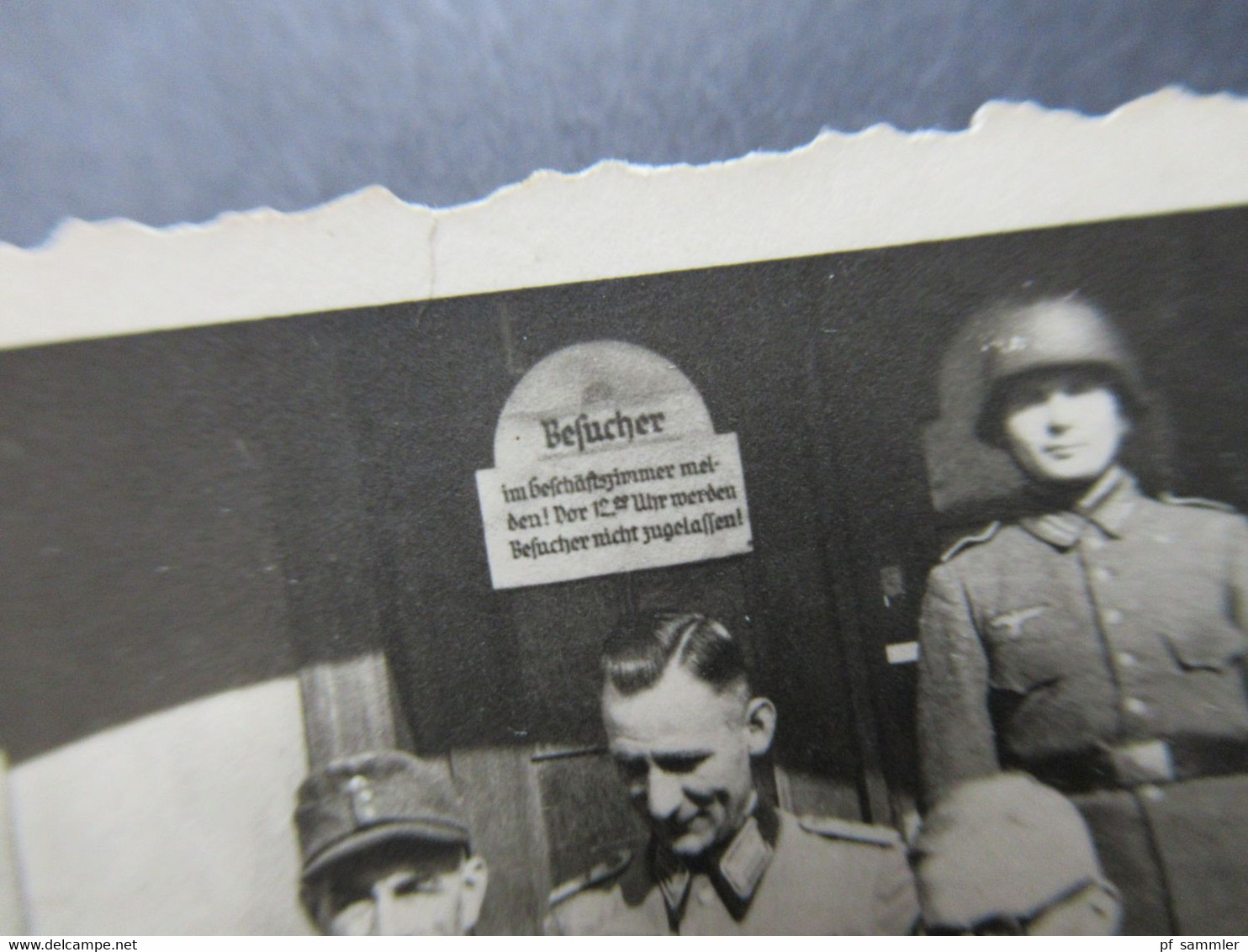 Echtfoto Soldaten Der Wehrmacht In Idar Oberstein In Uniform / Verschiedene Dienstgrade - War, Military