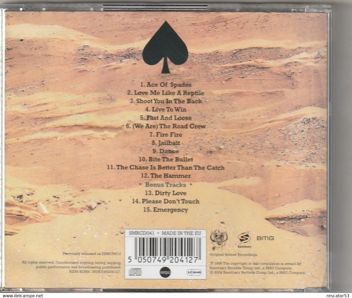 CD Motörhead Ace Of Spades 2004 - Hard Rock En Metal