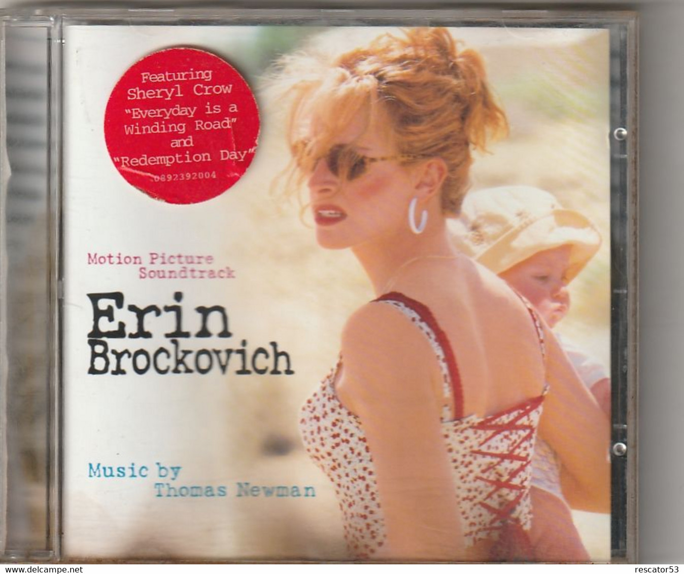 CD BO Film Erin Brockovich By Thomas Newman - Soundtracks, Film Music