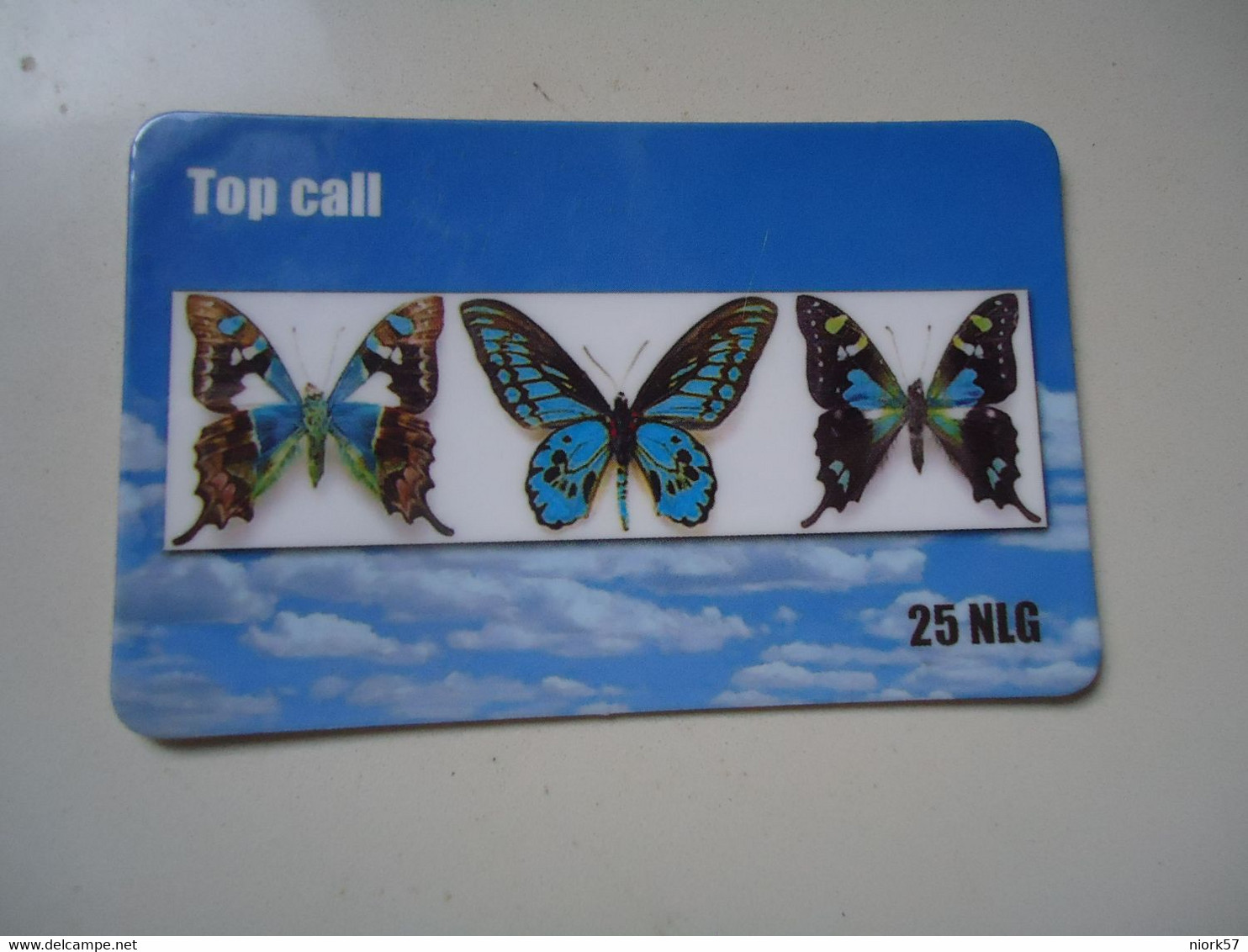 NETHERLANDS  USED PHONECARDS BUTTERFLIES - Butterflies