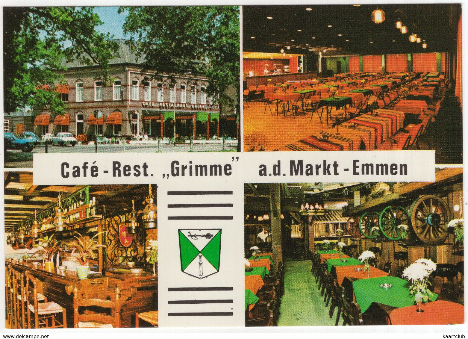 Emmen - Café-Restaurant 'Grimme' Aan De Markt - (Drenthe, Nederland)  - In- & Exterieur - Emmen
