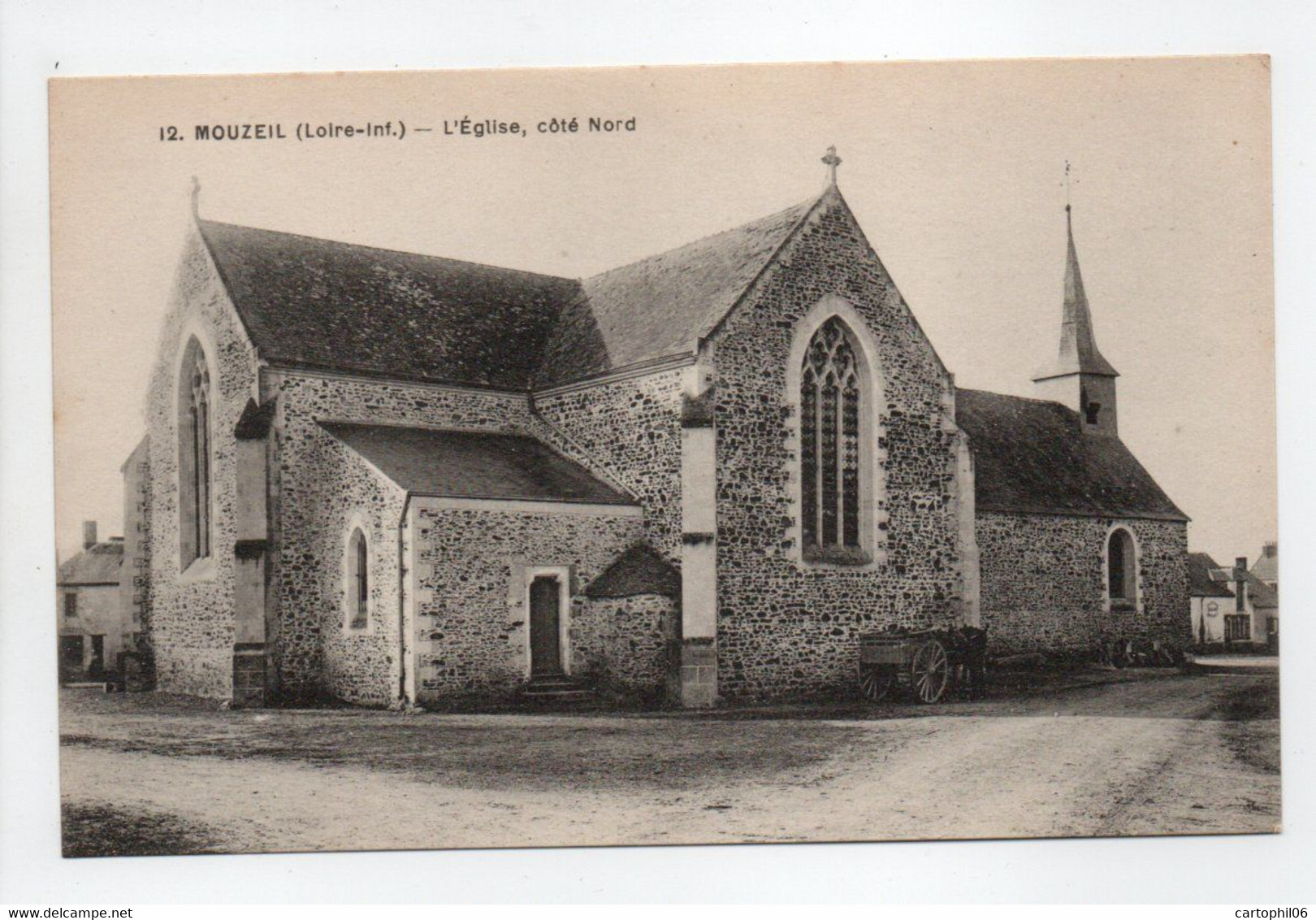 - CPA MOUZEIL (44) - L'Eglise, Côté Nord - Edition Chapeau N° 12 - - Sonstige & Ohne Zuordnung