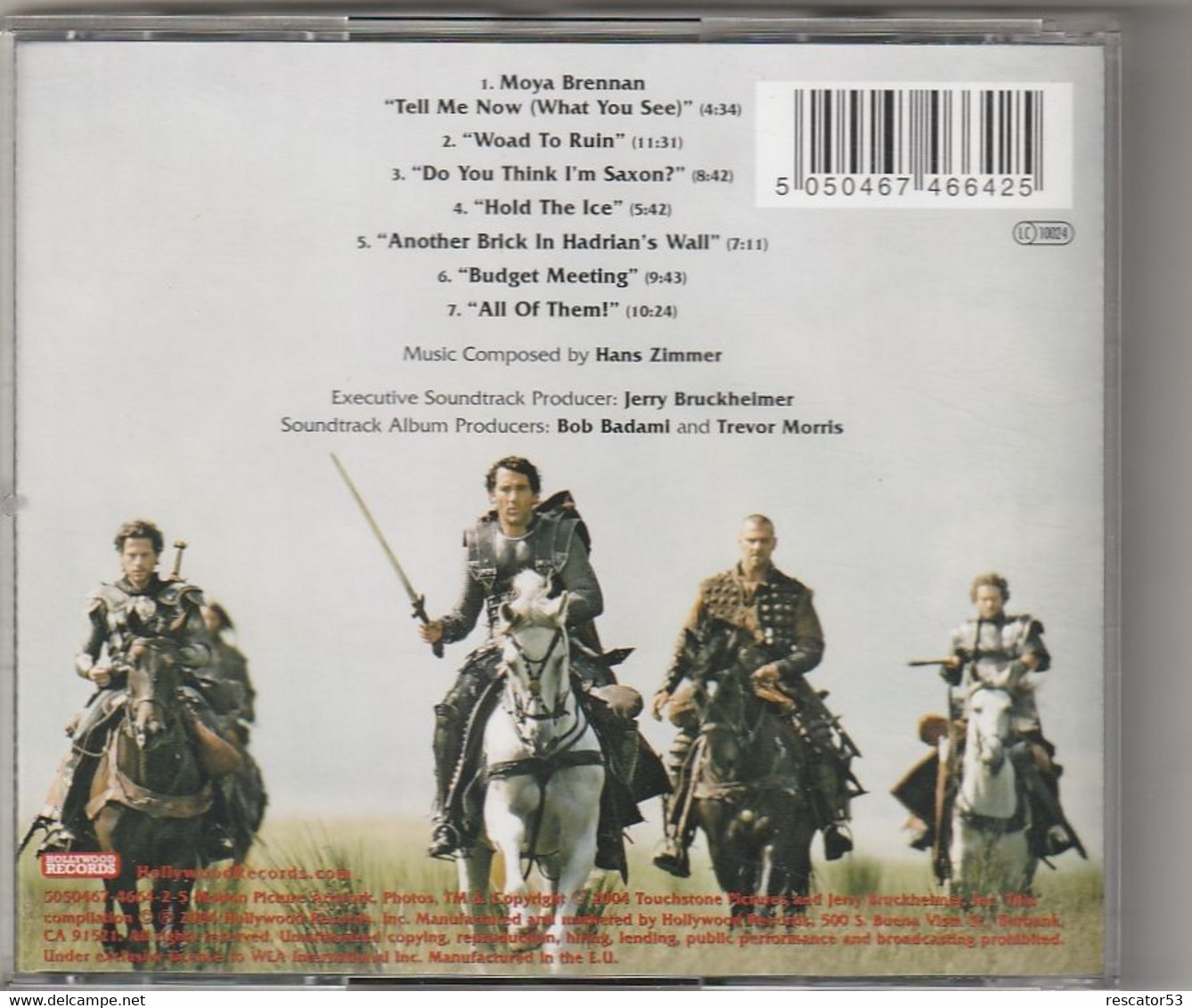 CD BO Du Film King Arthur - Filmmuziek