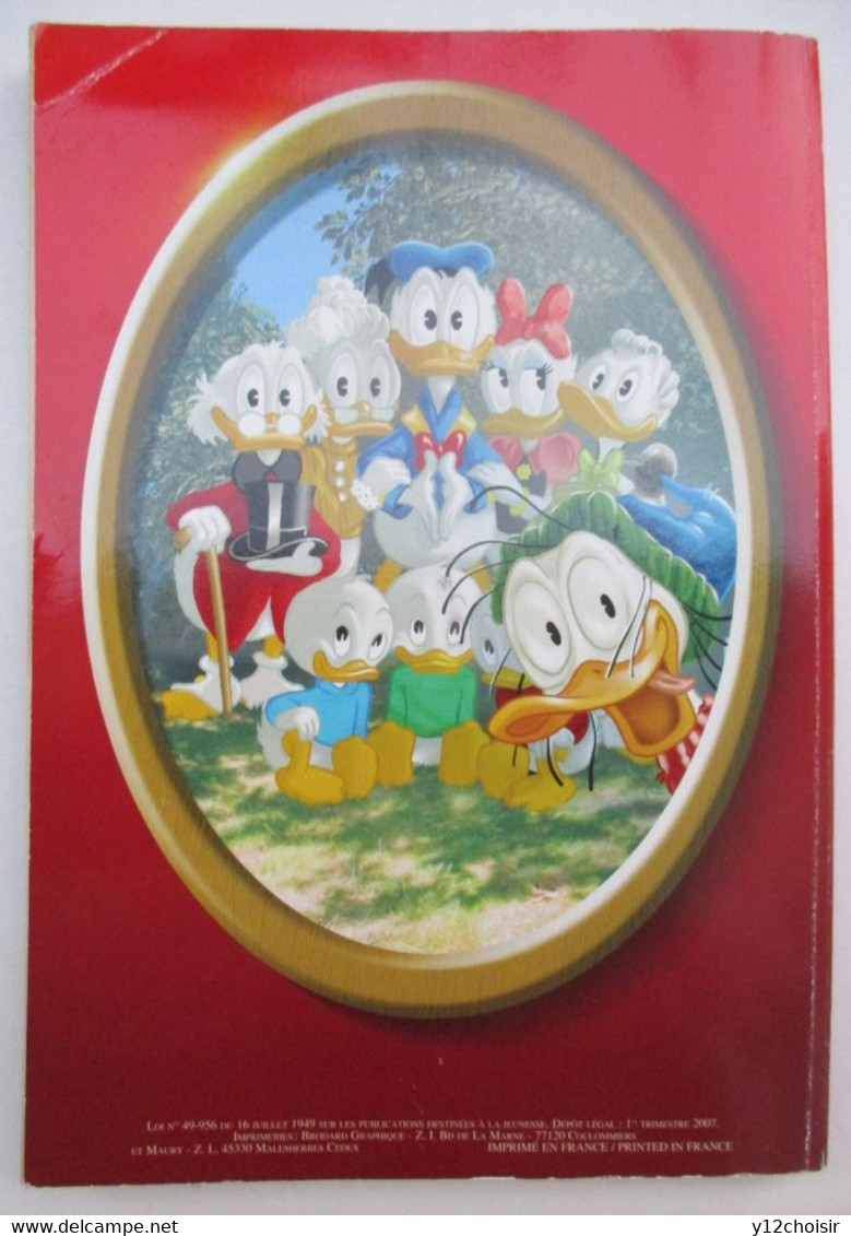 BD SUPER PICSOU GEANT 137 . 196 PAGES .  WALT DISNEY . 1ER TRIMESTRE 2007 - Picsou Magazine