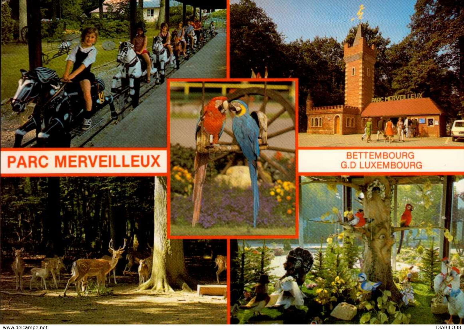 BETTEMBOURG  ( LUXEMBOURG )  SOUVENIR DU PARC MERVEILLEUX - Bettemburg