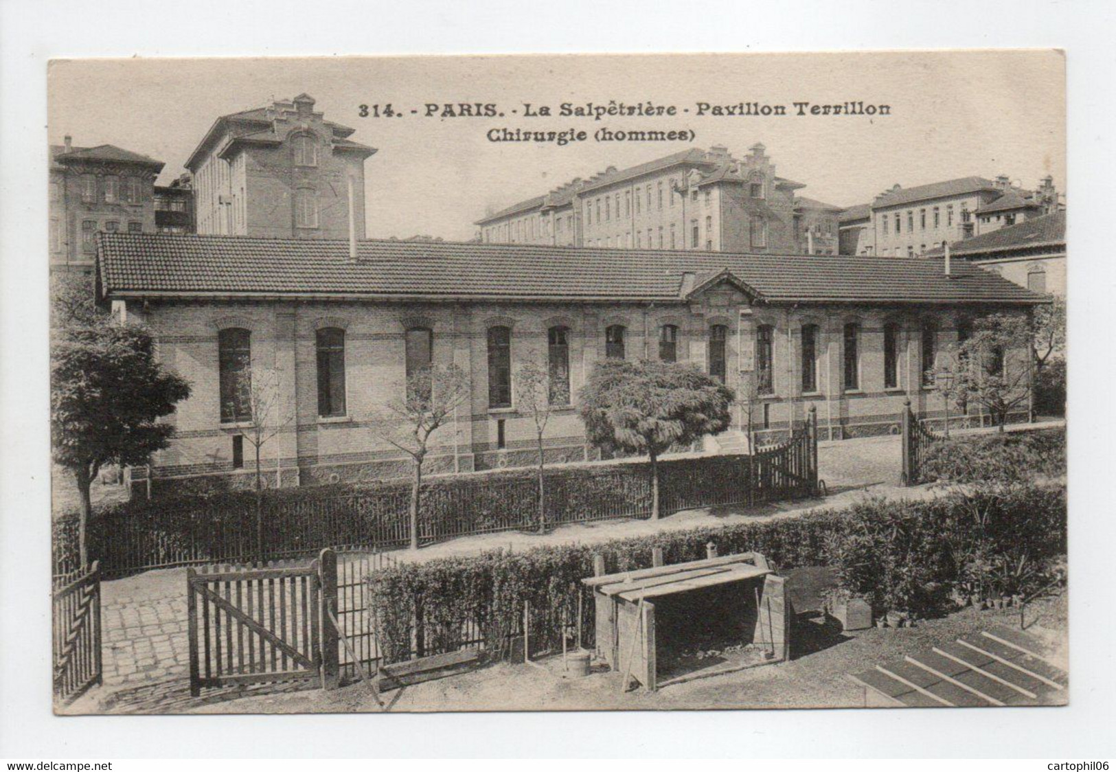 - CPA PARIS (75) - La Salpêtrière - Pavillon Terrillon - Chirurgie (hommes) - N° 314 - - Gesundheit, Krankenhäuser