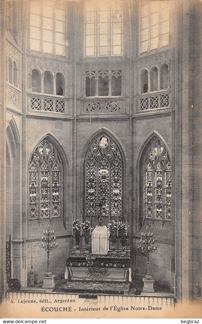 ECOUCHE     EGLISE NOTRE DAME    INTERIEUR - Ecouche