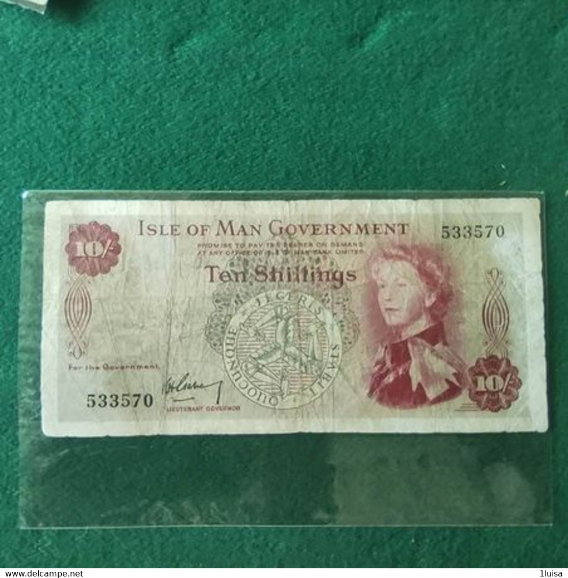 ISOLA MAN 10 SHILLINS - 10 Shillings